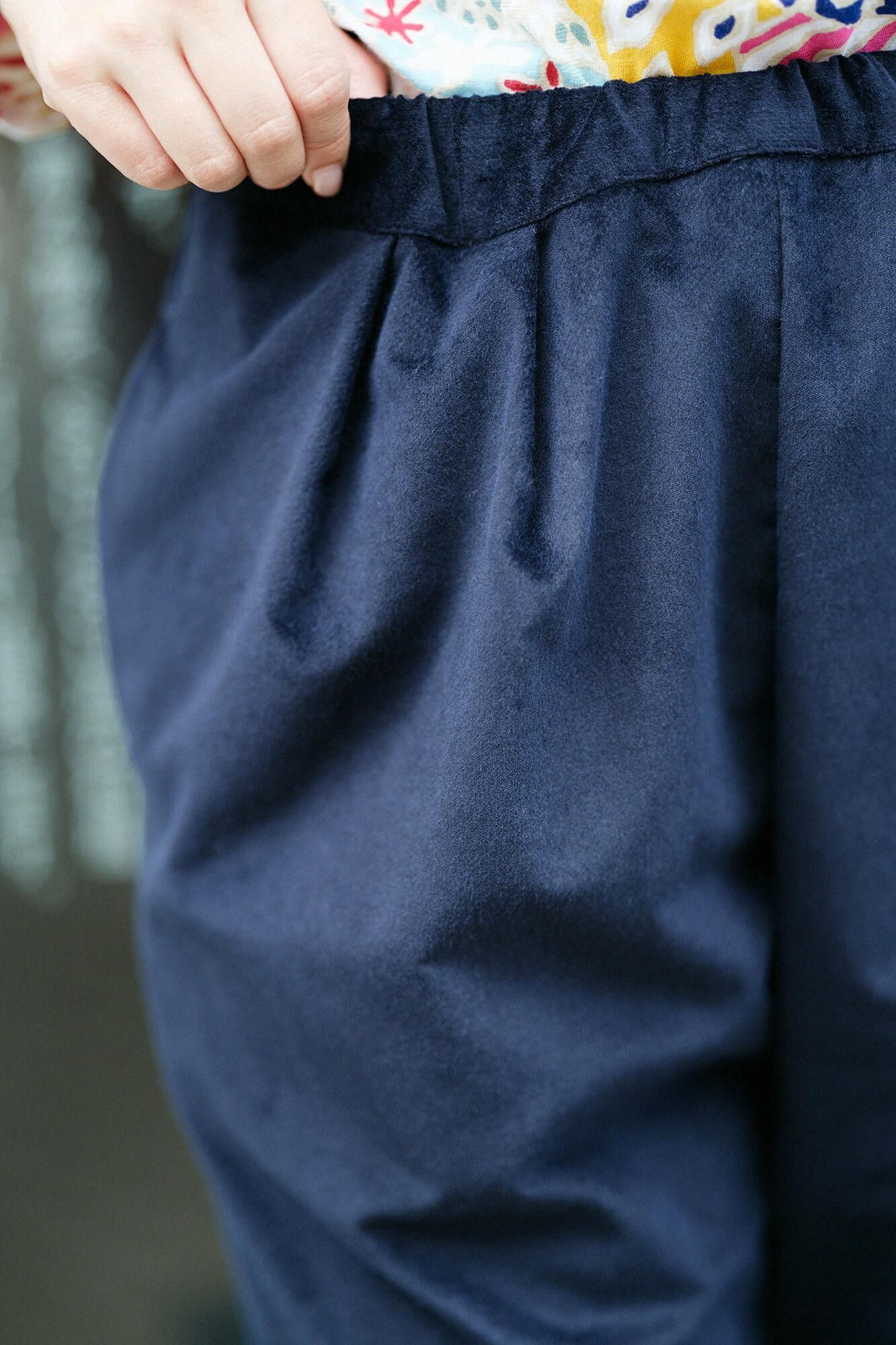 [仅在网上发售] Shin Velveteen Nino Hida Thin Monpe/Shinkon