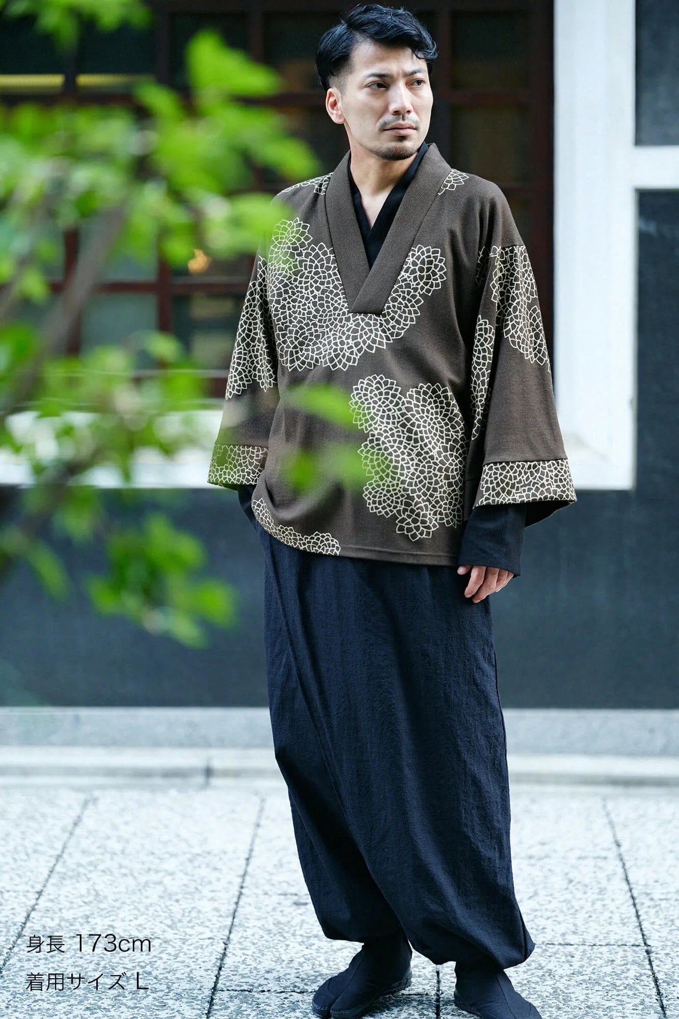 【net limited】Imported Combed Yarn (ha minds old time with lei So-mo ) Wrap Harem Pants (ha Mikan Skirt lei Pants and Skirts ) / Black Blue)