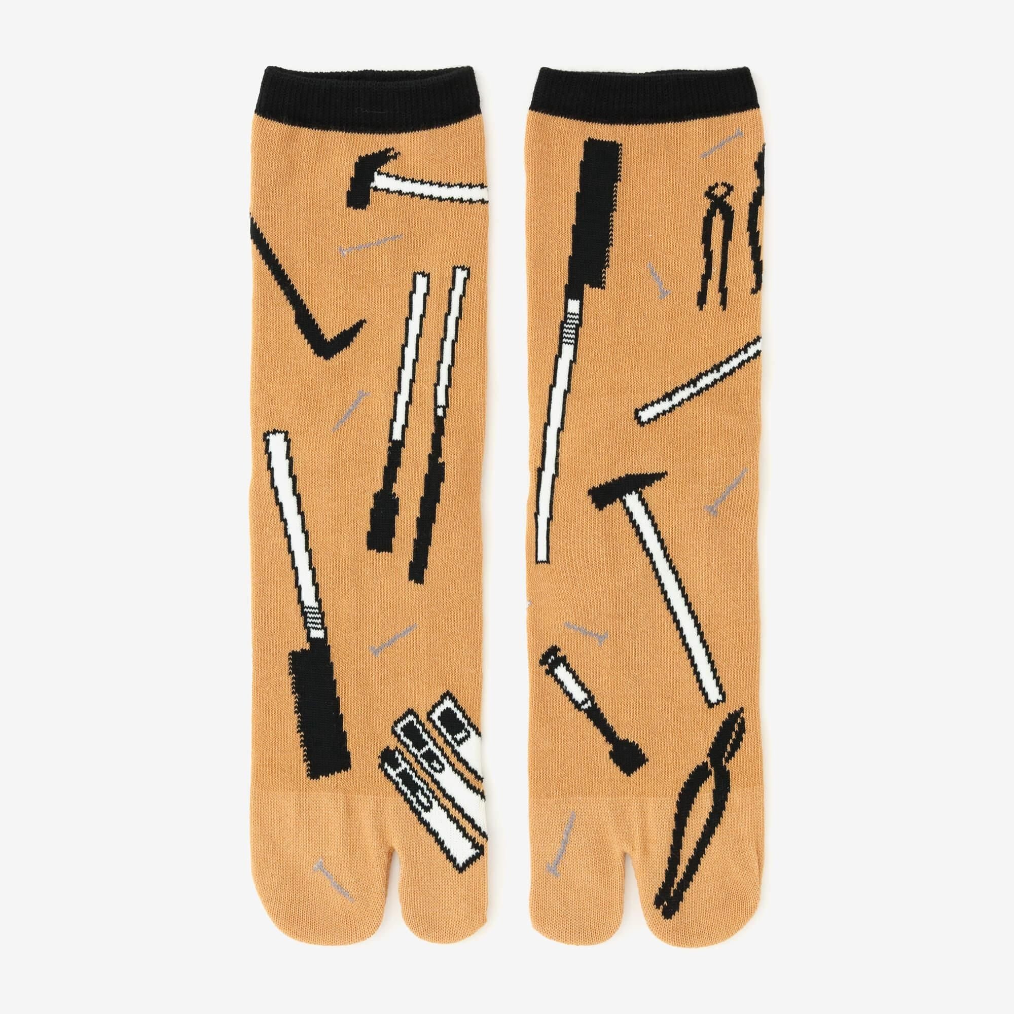 分趾襪（普通長度）／大工道具 【男・女性用】