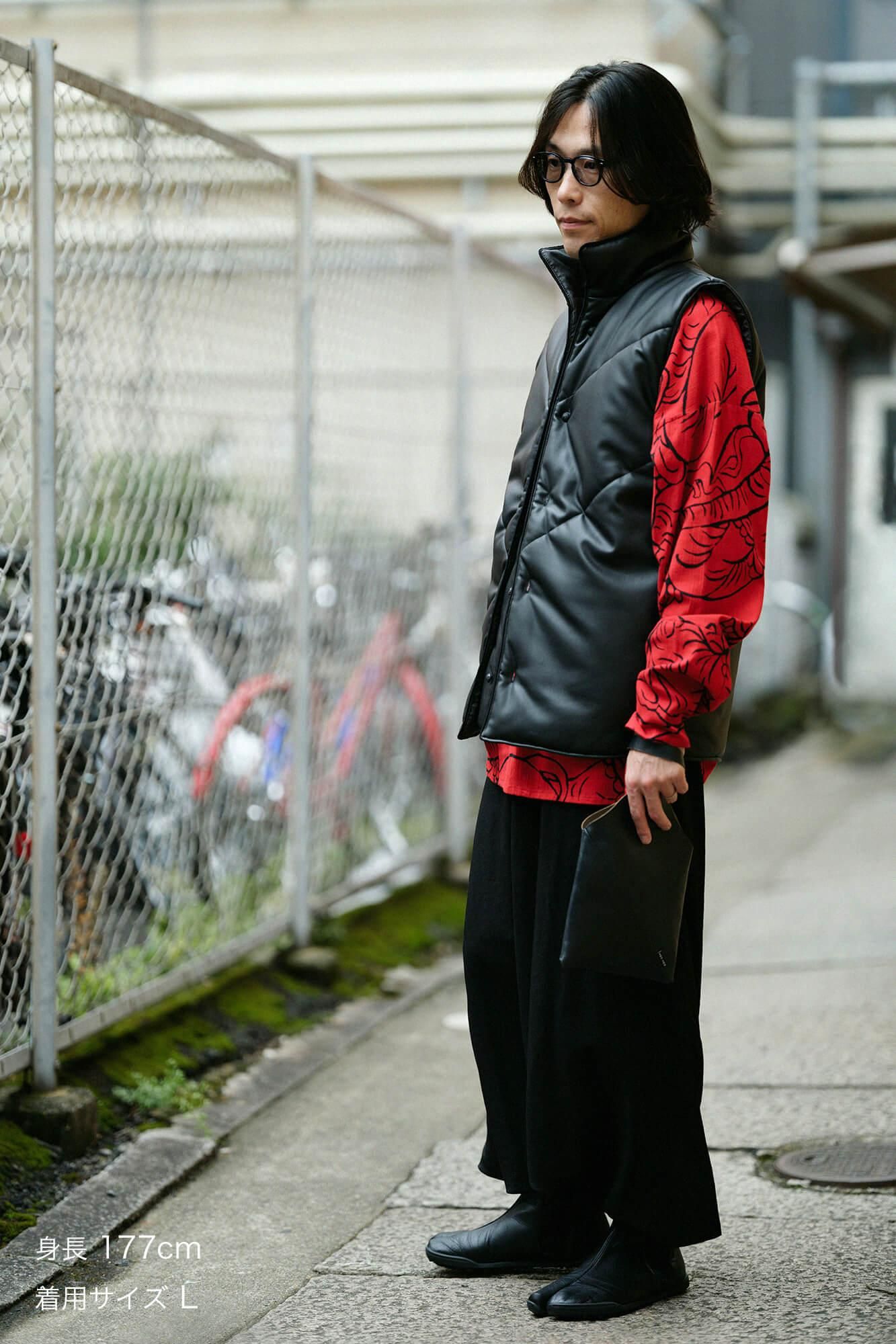 SOU・SOU 陣羽織 L 黒 陣羽織（秋冬）