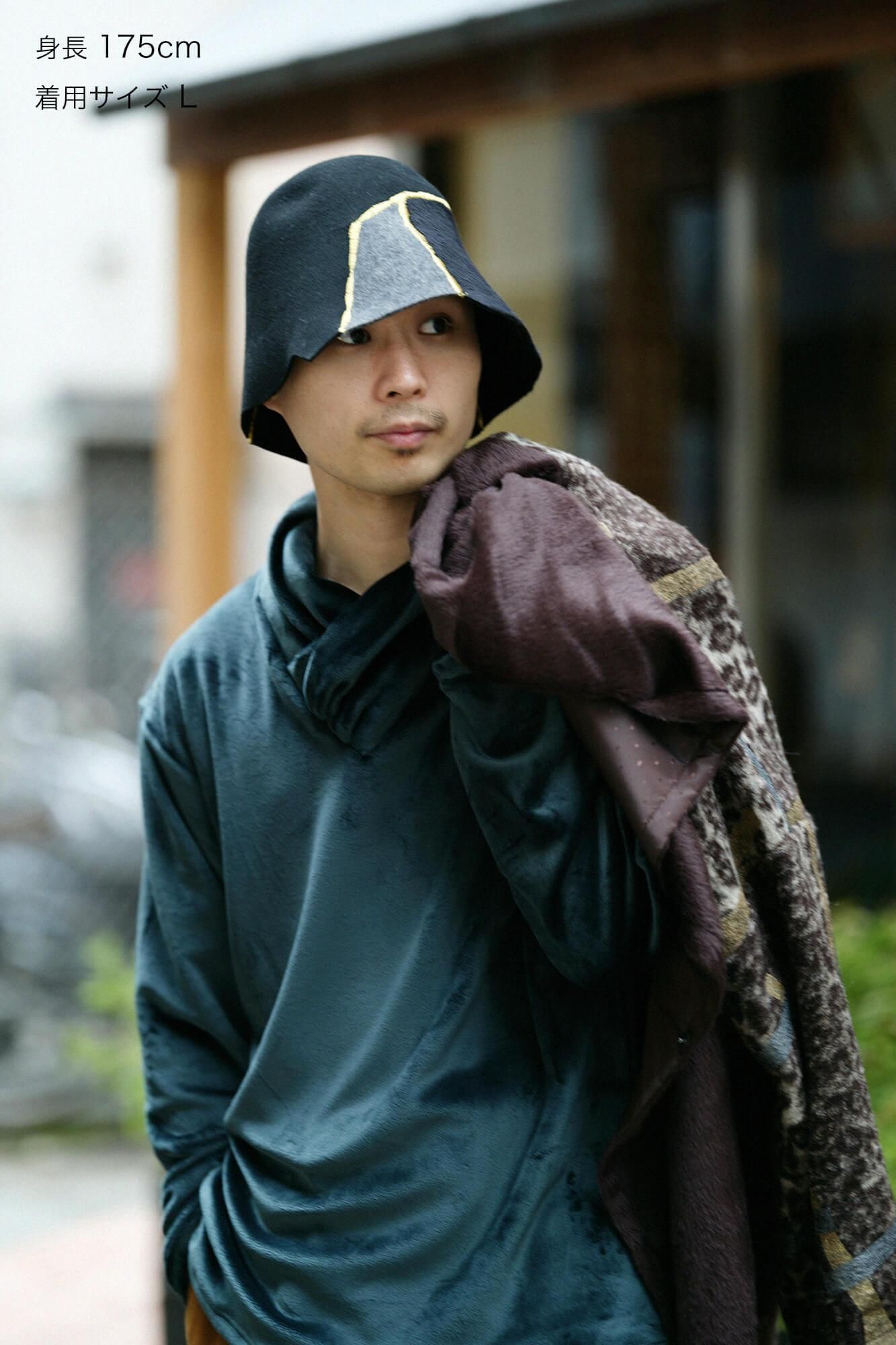 Bomber Heat (R) Velvet Knit Turtle Neck Shirt / Dark Green