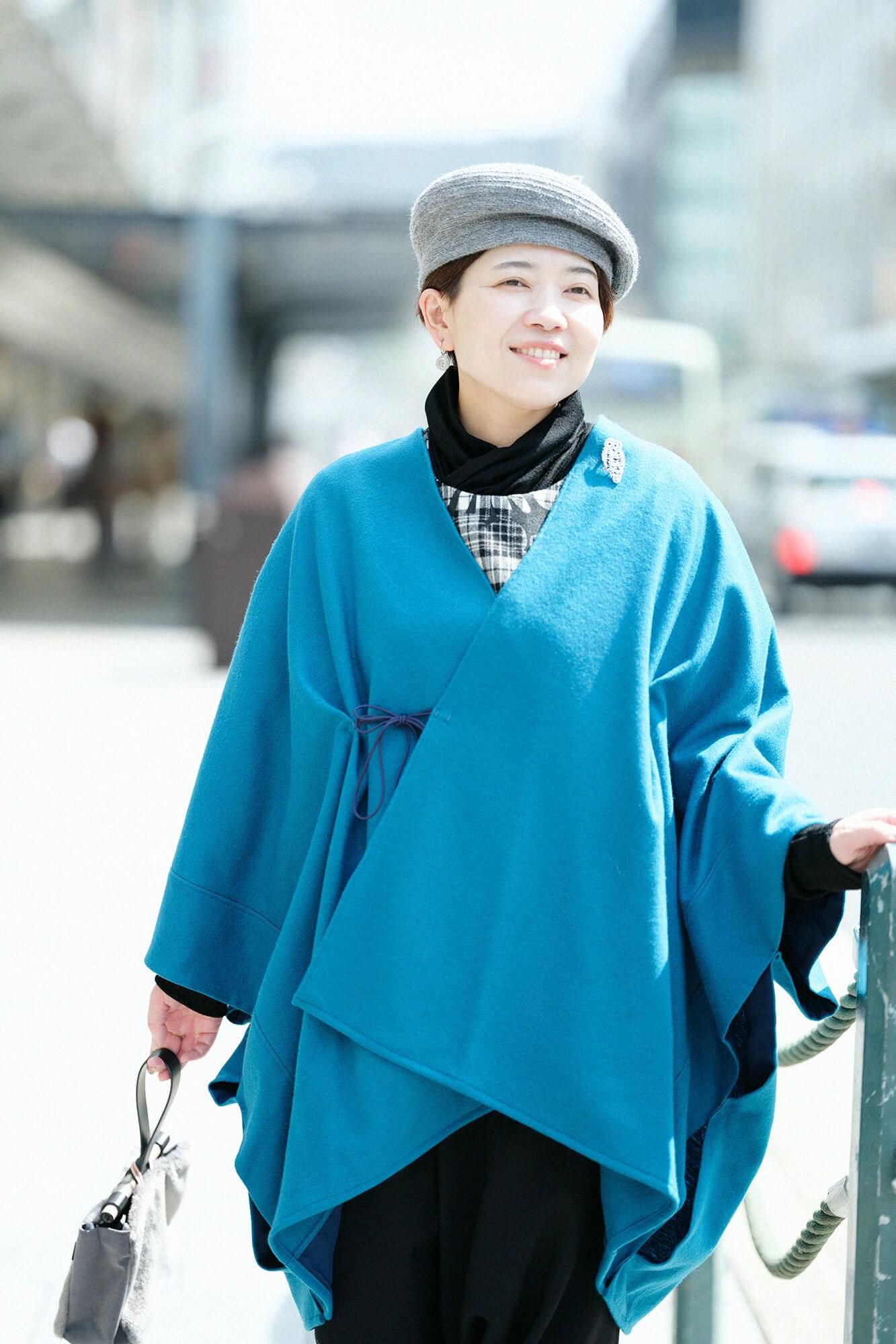 刺繍飾り（ししゅうかざり）／ふくろう 濡羽色（ぬればいろ）