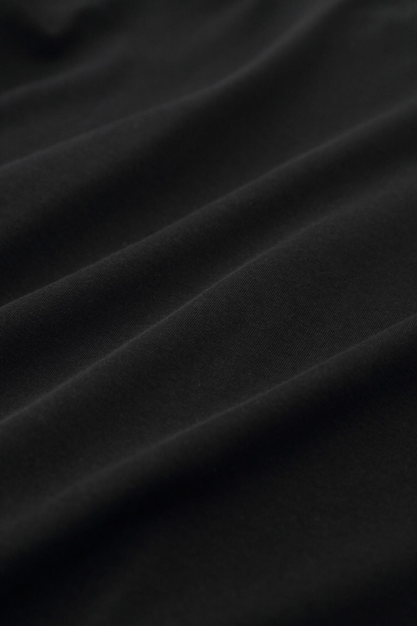 110双 超長綿（ちょうちょうめん）抜半衿（ぬきはんえり）ジバン 七分丈／濡羽色（ぬればいろ）