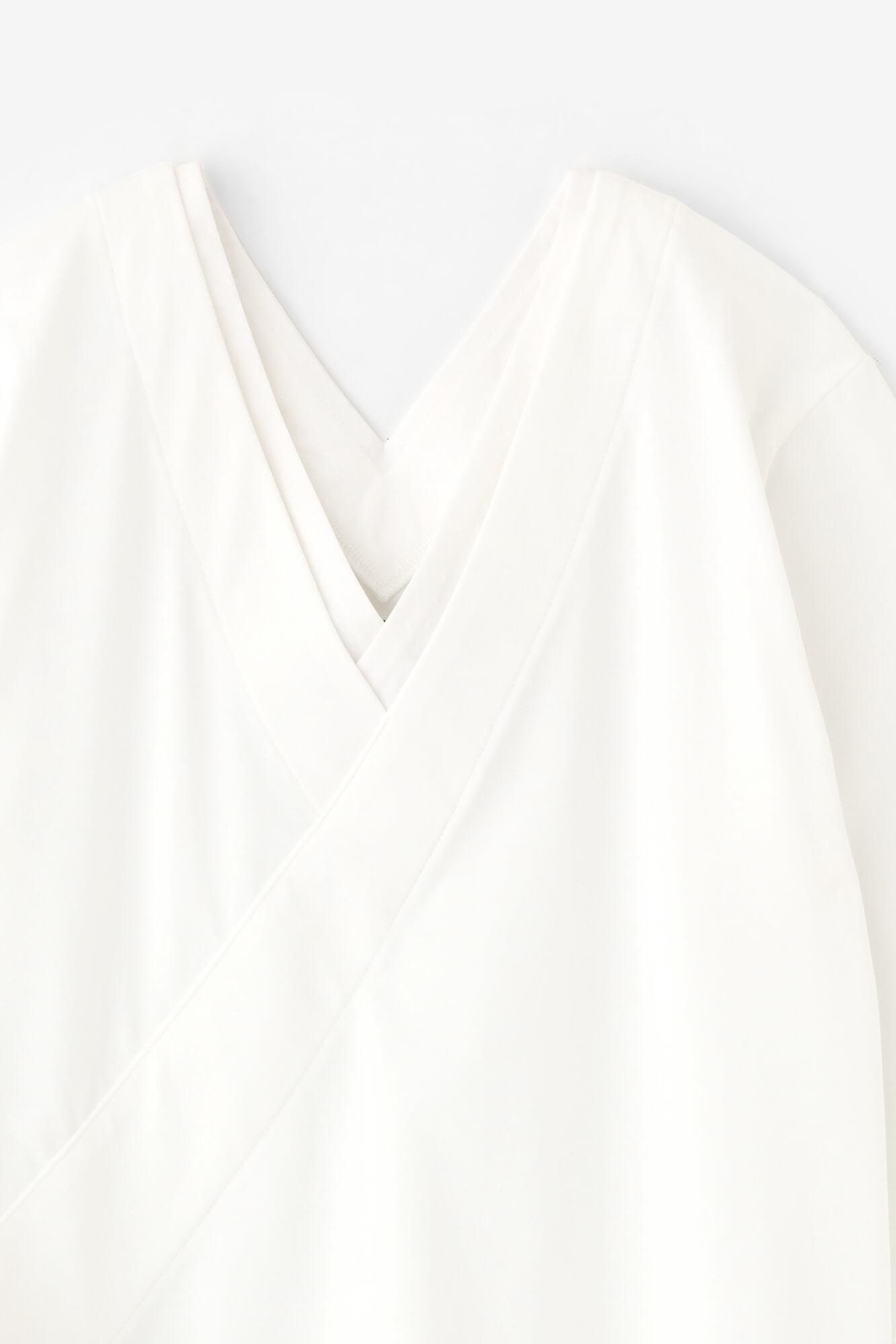 110双 超長綿（ちょうちょうめん） 抜半衿（ぬきはんえり）ジバン 十分丈／つくも