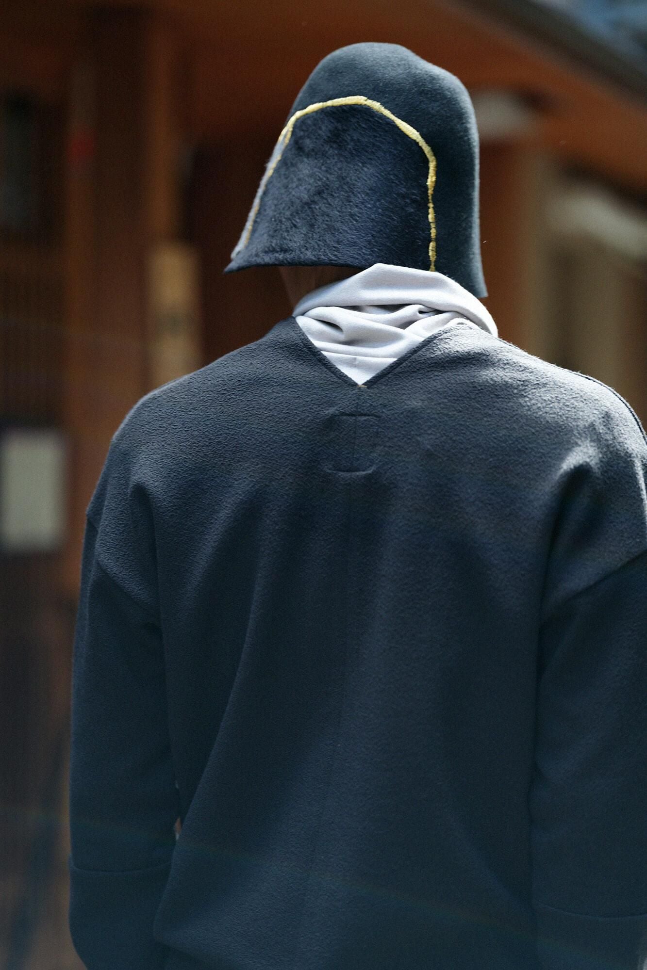 舶来梳毛（はくらいそもう） 阿弥（あみ） 違い袖貫頭衣（ちがいそで