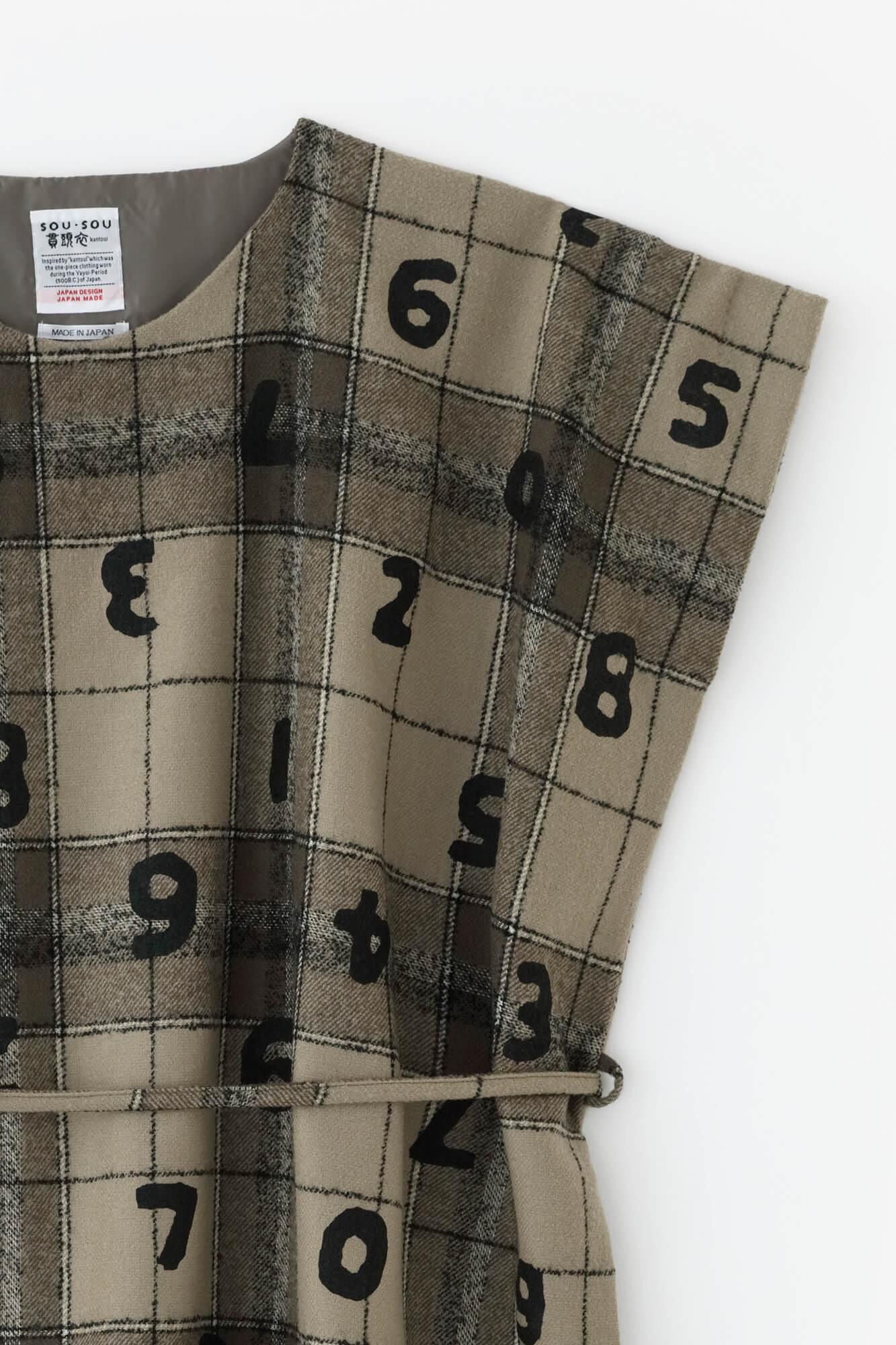 【online한정】소모 코우시오리 직사각형 원피스(Chohokei)/SO-SU-U거꾸로와 여백 아쿠 이로