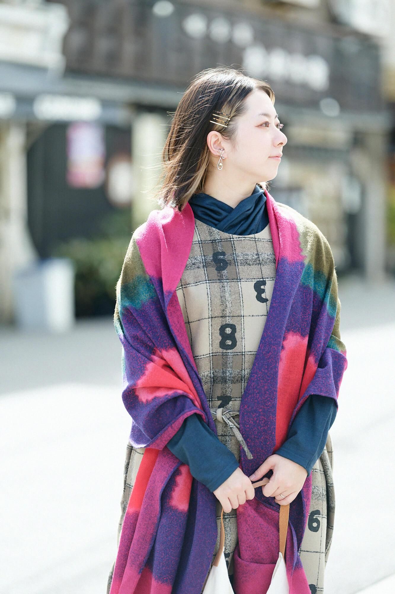 【online한정】소모 코우시오리 직사각형 원피스(Chohokei)/SO-SU-U거꾸로와 여백 아쿠 이로