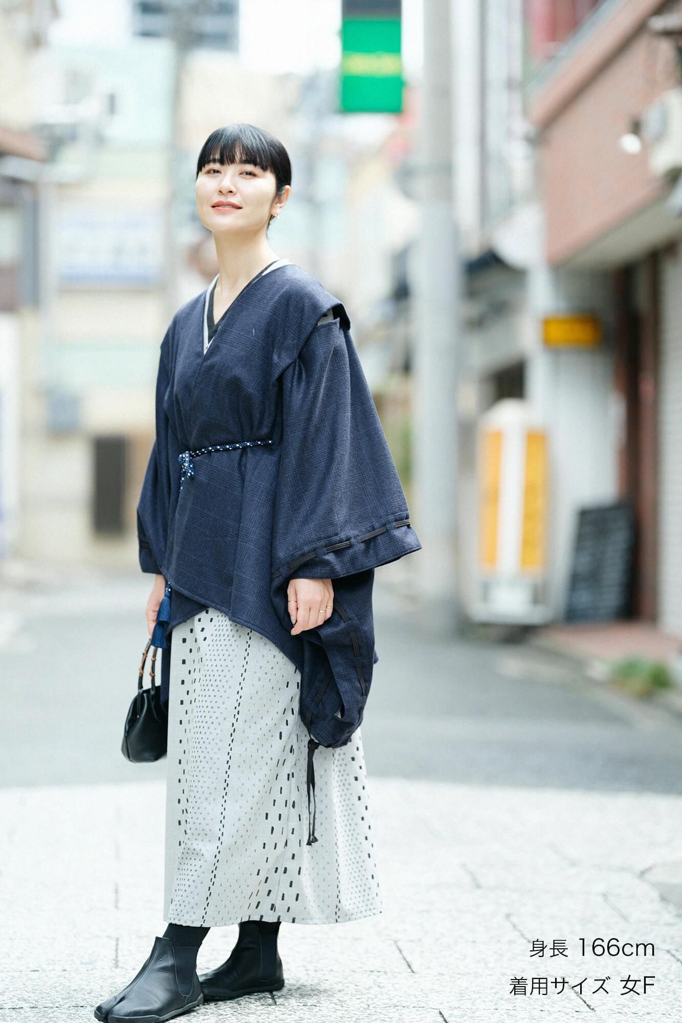 梳毛（そもう） 千鳥格子織（ちどりこうしおり） きさらぎ