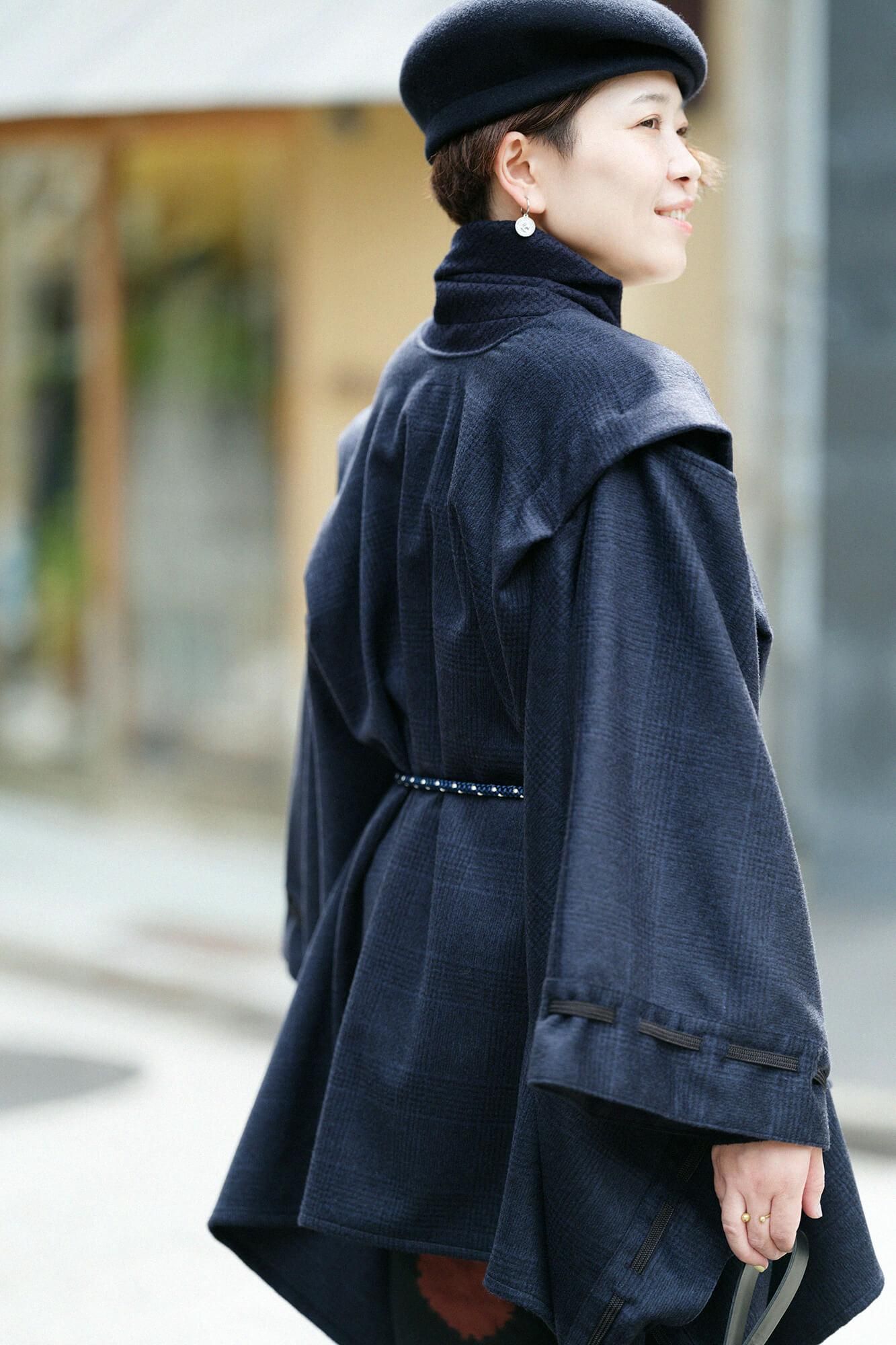 sousou カシミヤ混梳毛きさらぎ透かし肩上げ袖括り sousou カシミヤ混梳毛きさらぎ透かし肩上げ袖括り 本日発売