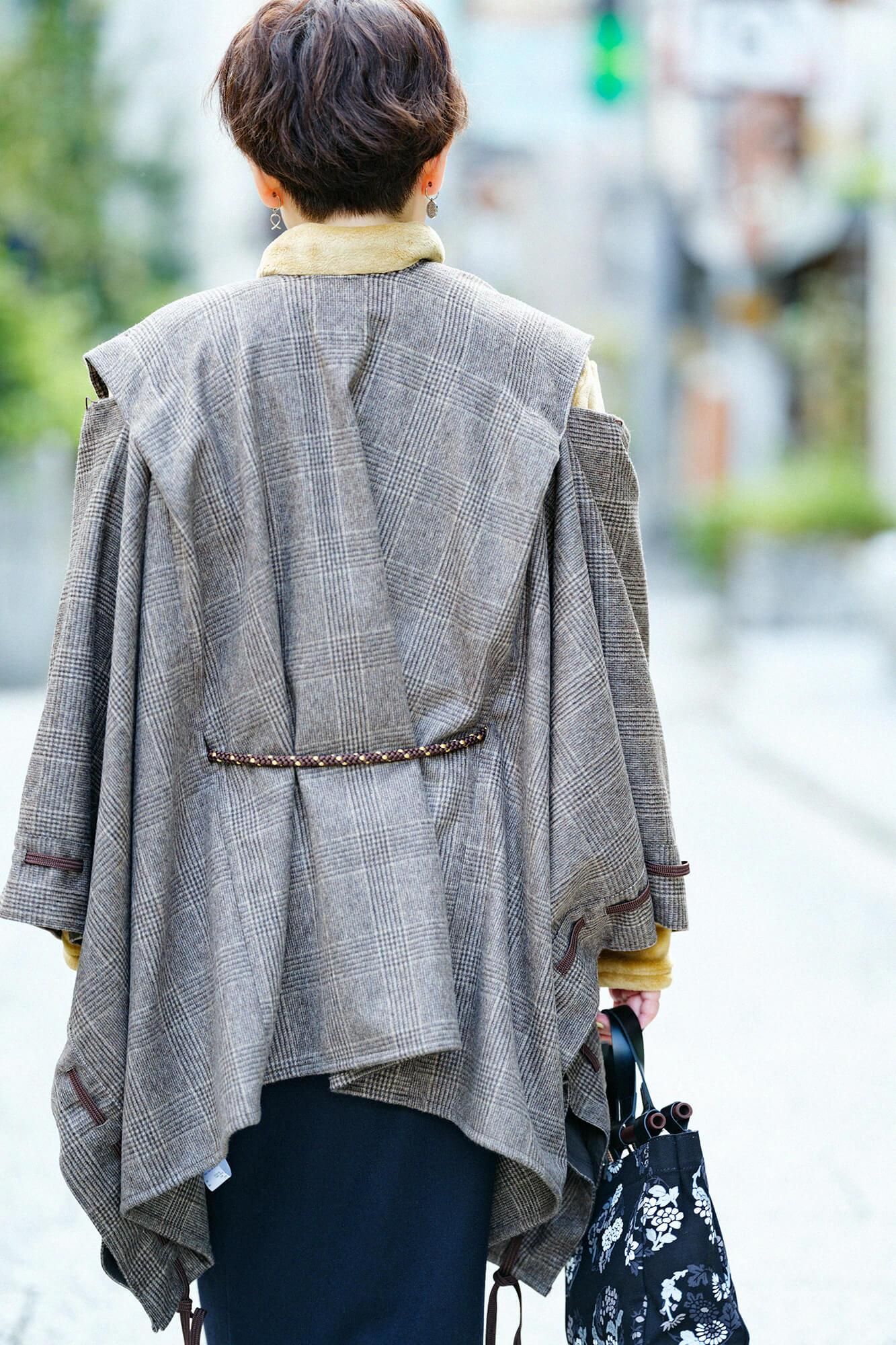 きさらぎ 透かし肩上げ 袖括り