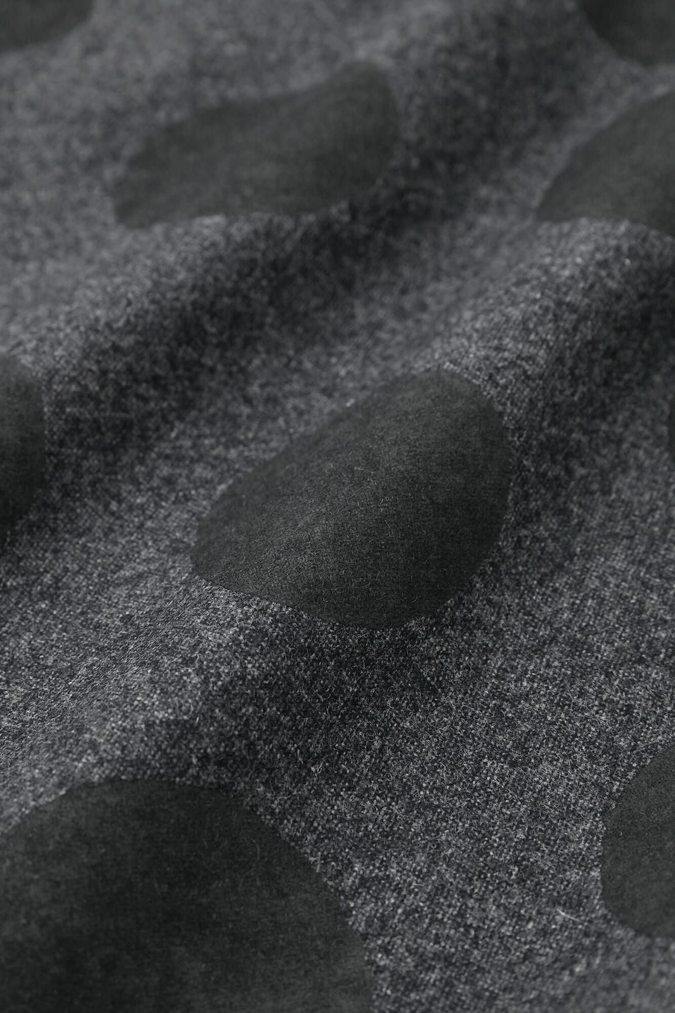 梳毛 富士（飛鼠褲）2.0／深灰色×圓點