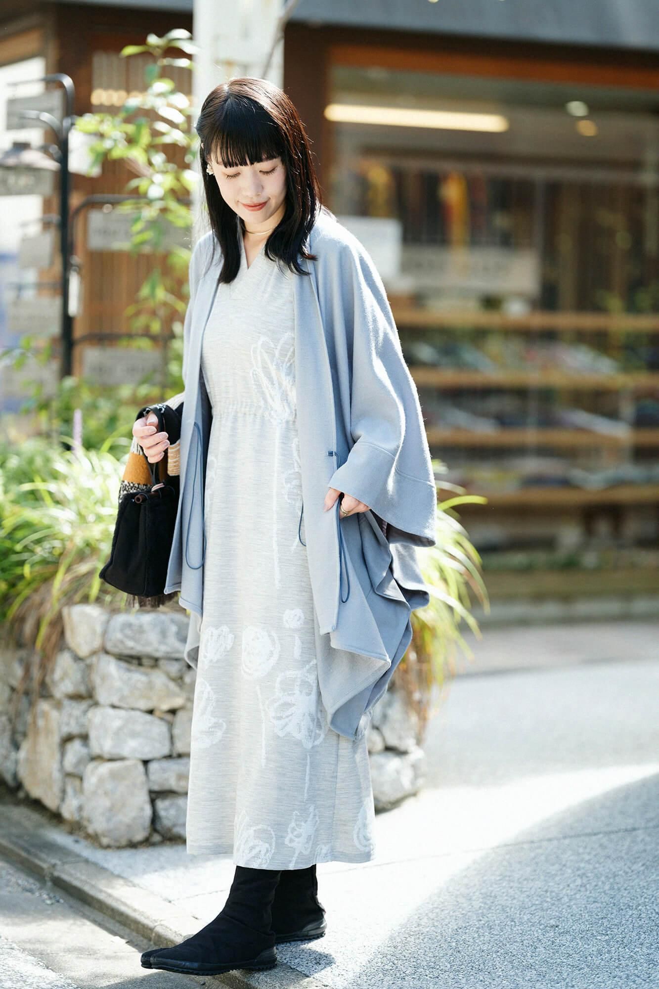 Édition double face peignée (Ryomen Ami) Sebafubi Nagagoromo / mokuhai moelleux