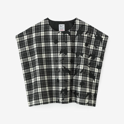 [预订] [仅限在线] 精纺格子织（相羽小织） 方袍（鹿魁） 肩线（片线）/ 随和边缘（洋白）（*预定11月25日左右发货）