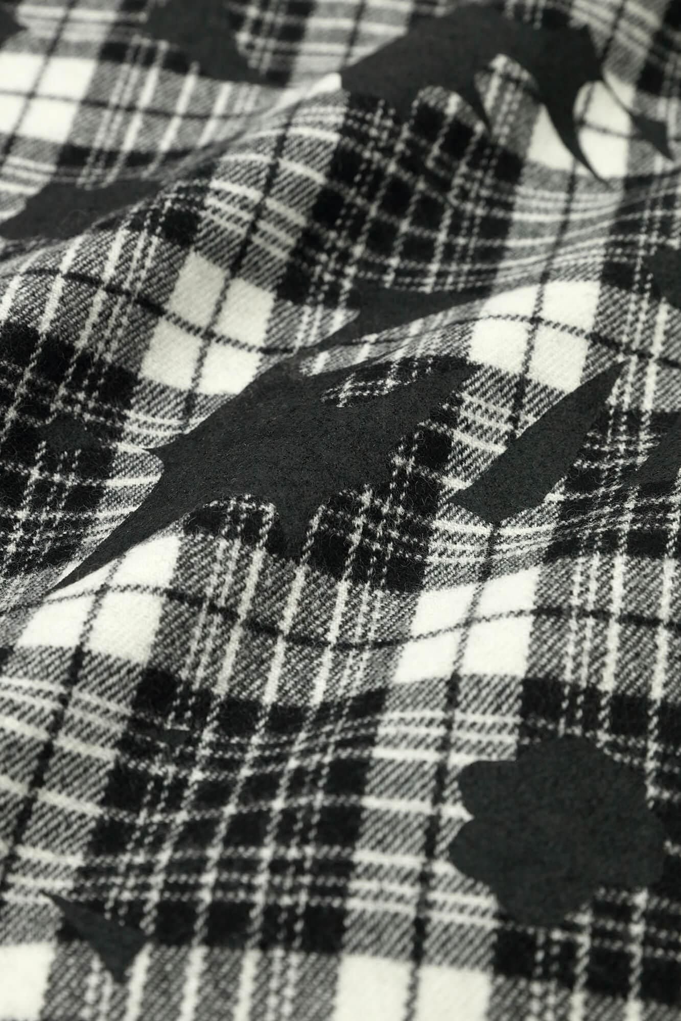 [预订] [仅限在线] 精纺格子织（相羽小织） 方袍（鹿魁） 肩线（片线）/ 随和边缘（洋白）（*预定11月25日左右发货）