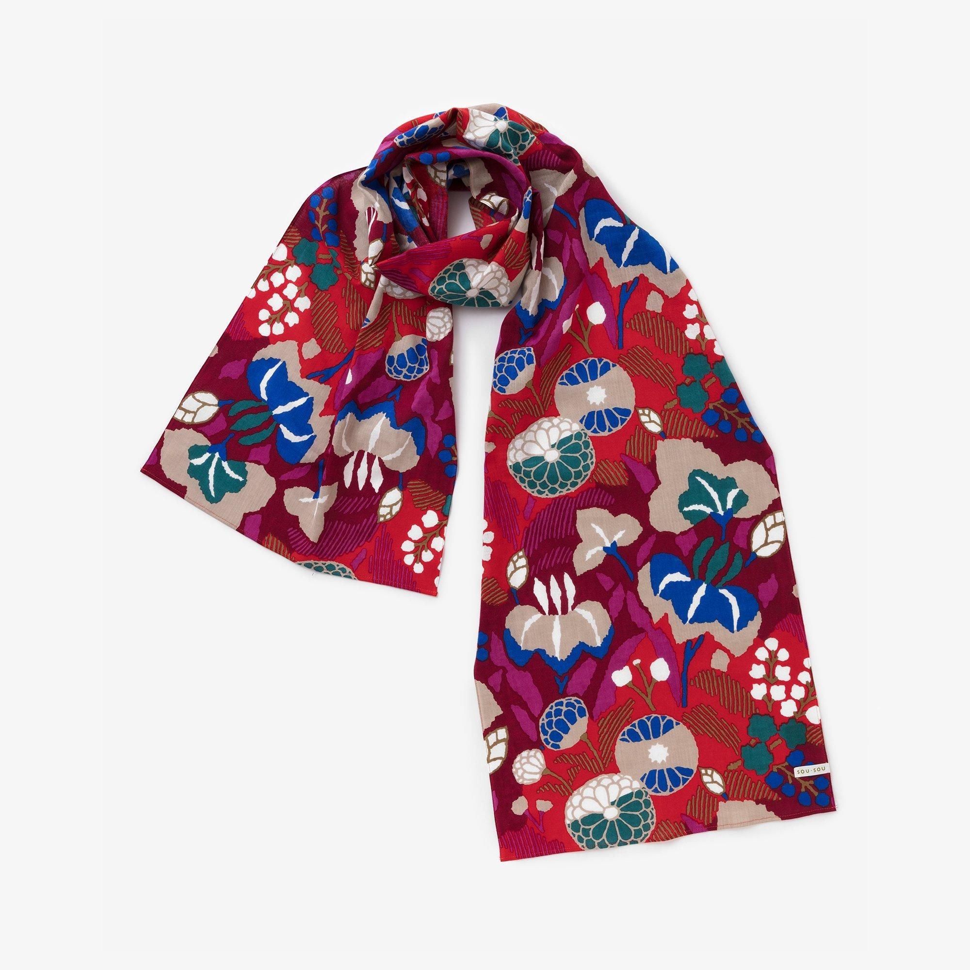 伊勢木棉圍巾/風雅 浪漫2