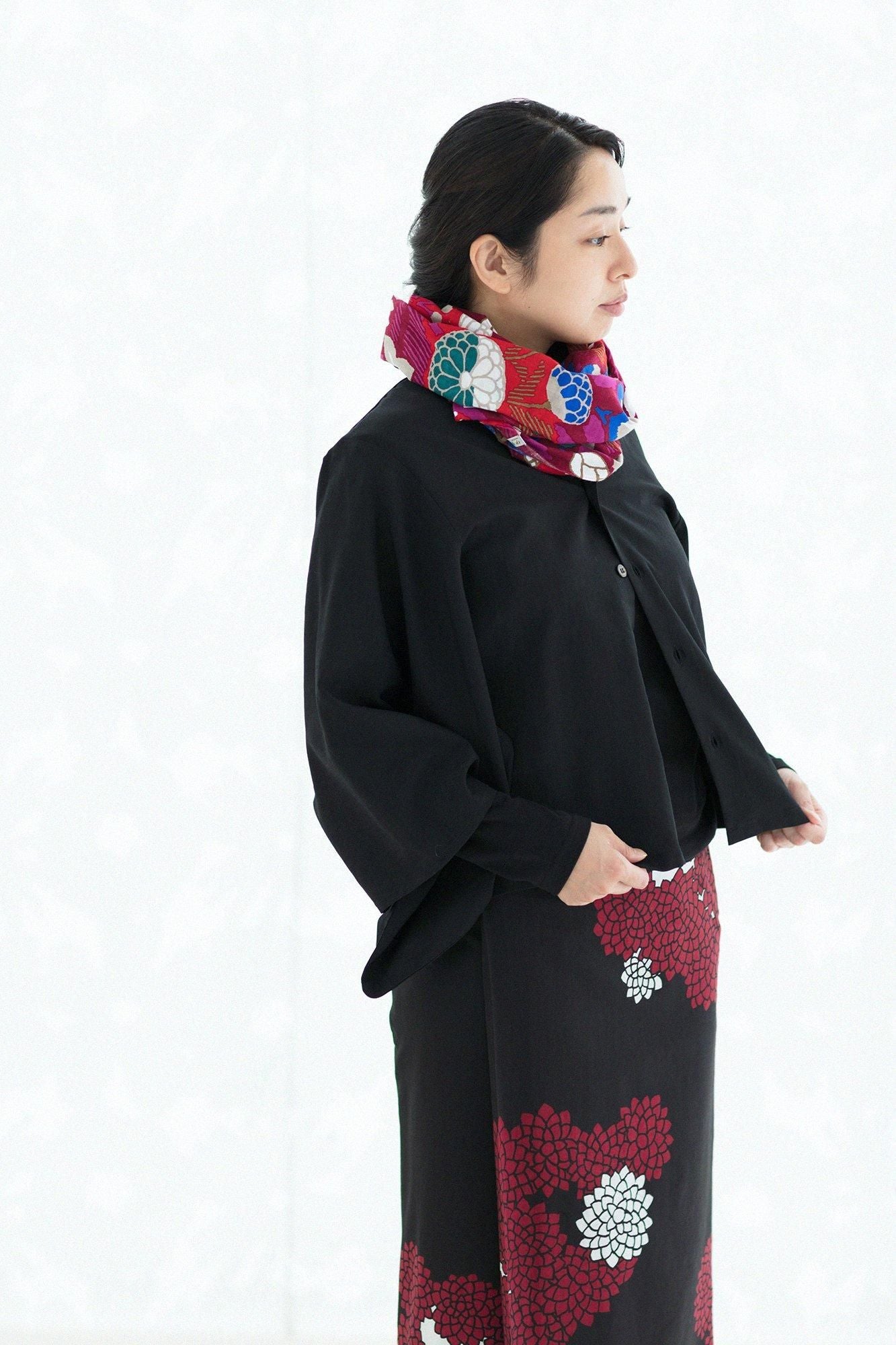 伊勢木棉圍巾/風雅 浪漫2