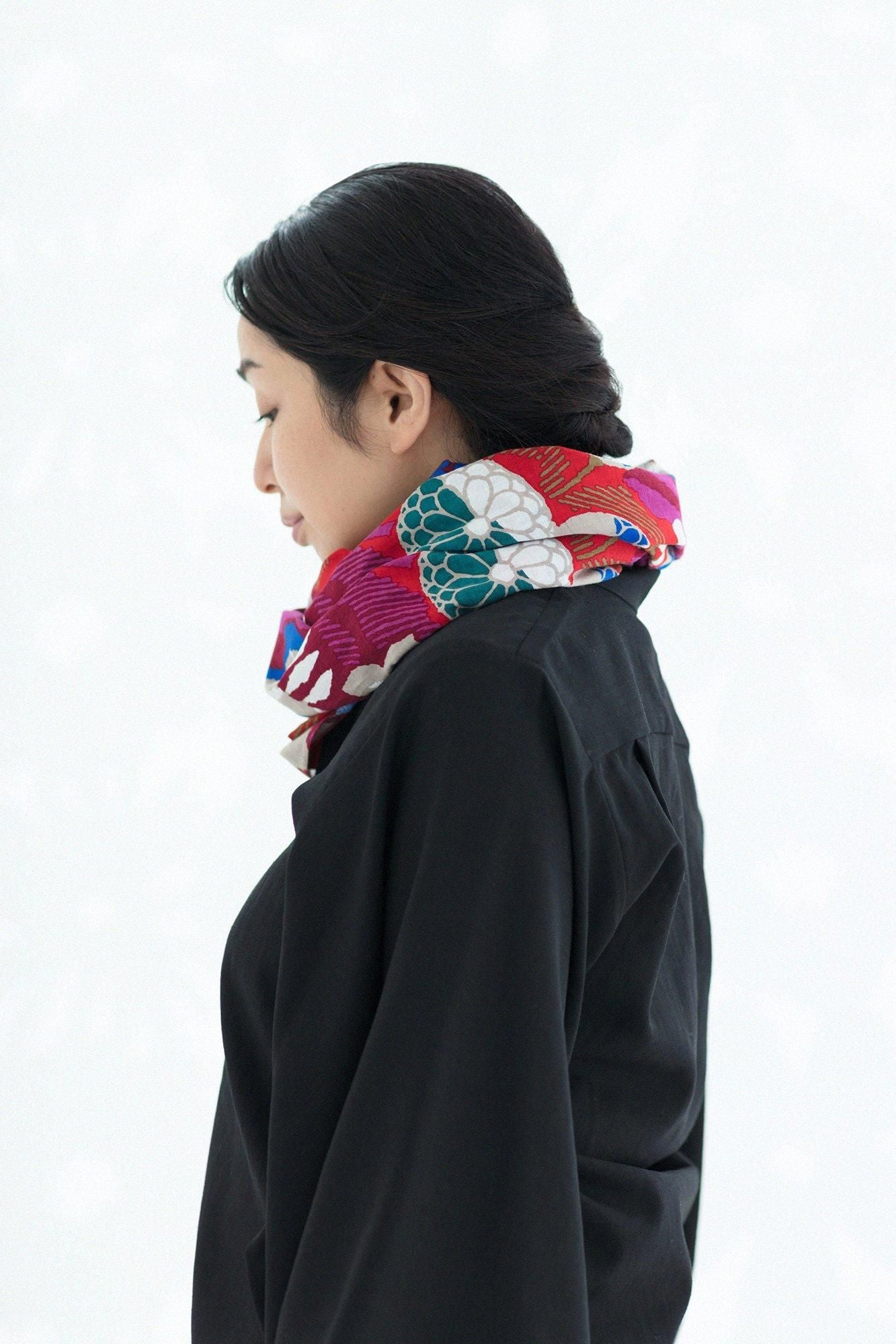 伊勢木棉圍巾/風雅 浪漫2