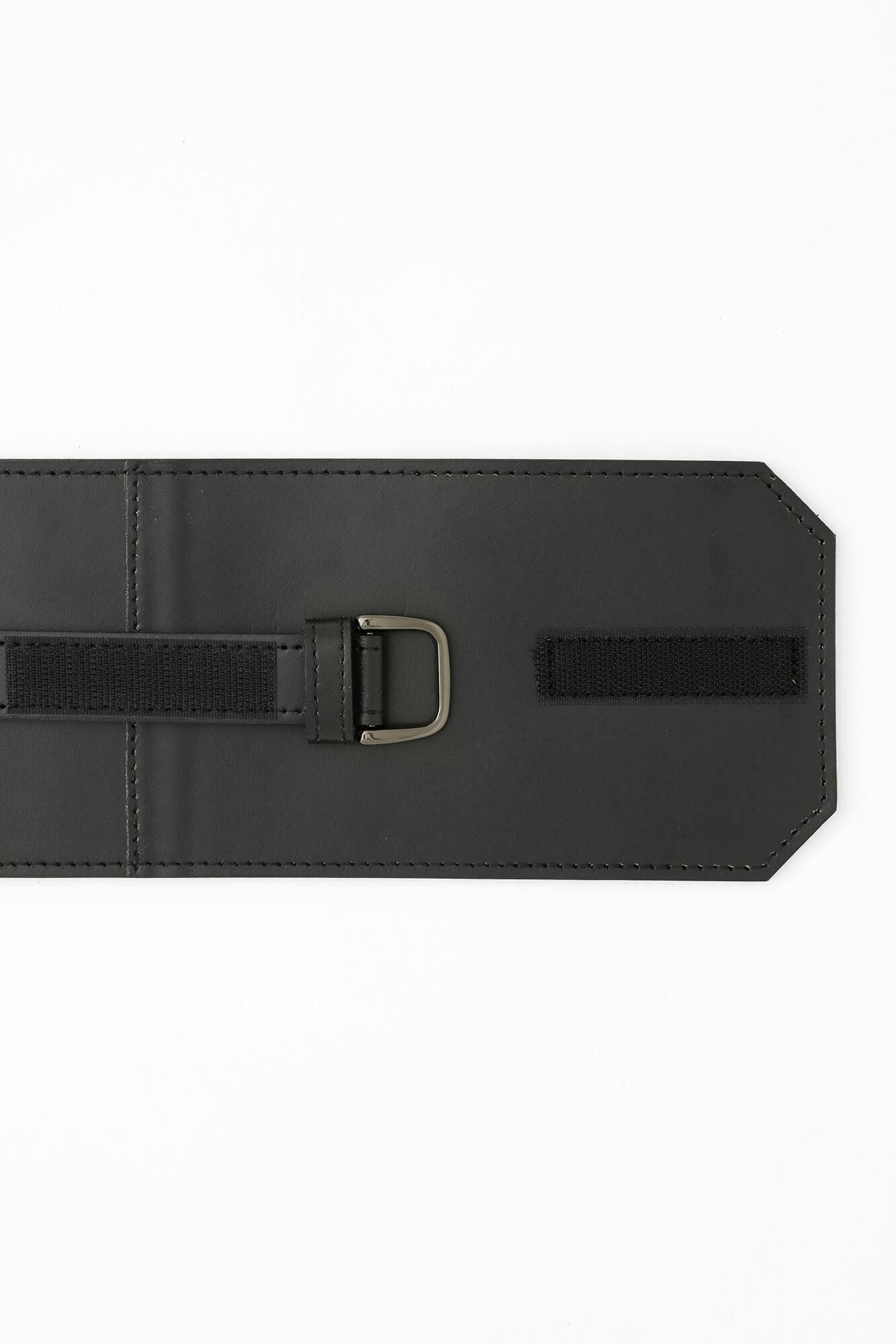Leather Obi Belt Extra Large / Black 4