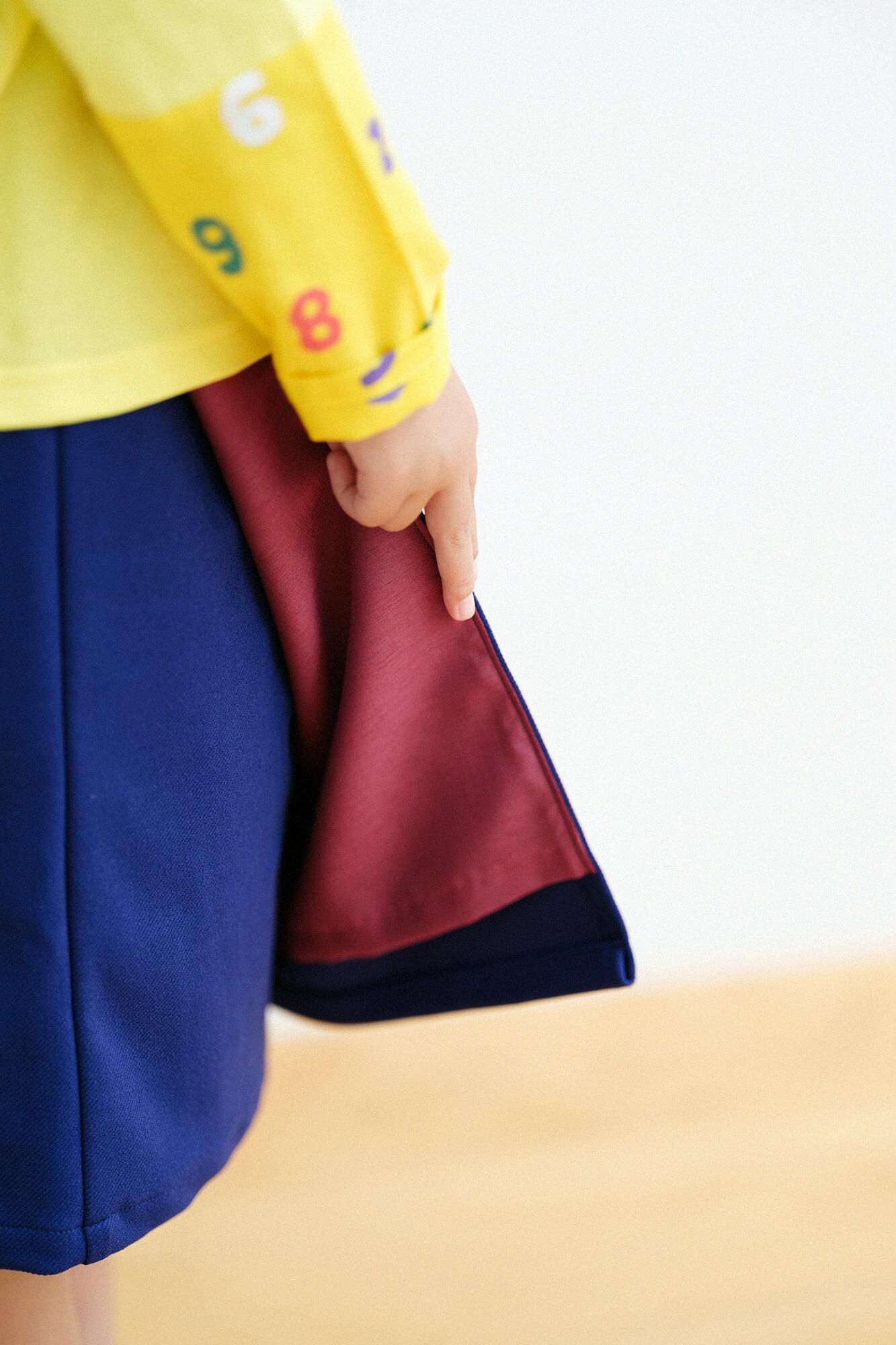 ● Kersey編膝部/藍色