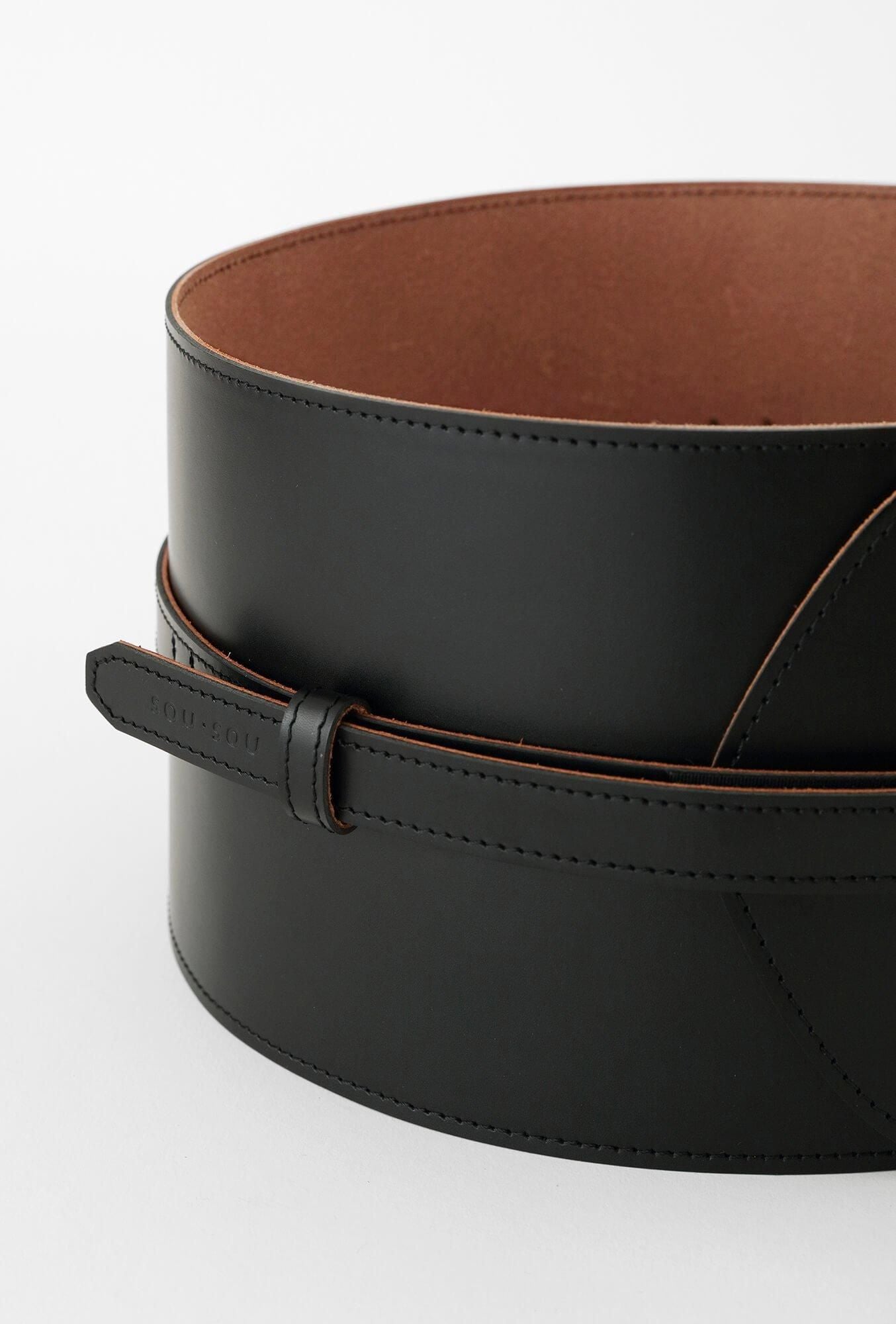 Sou Sou 革帯　濡羽色 革帯 おみな／濡羽色（ぬればいろ）2