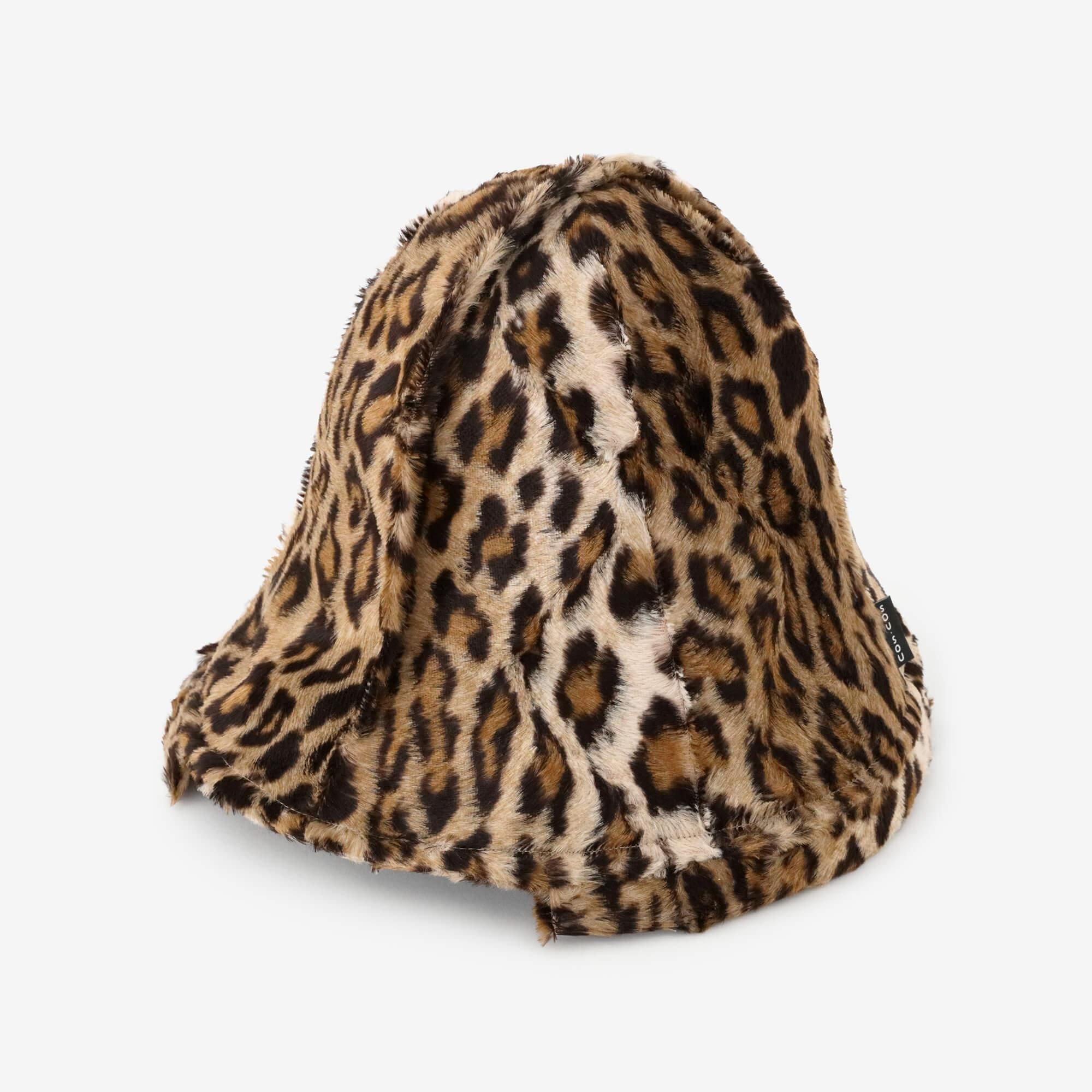人造皮毛 一条笠帽 錣／豹紋