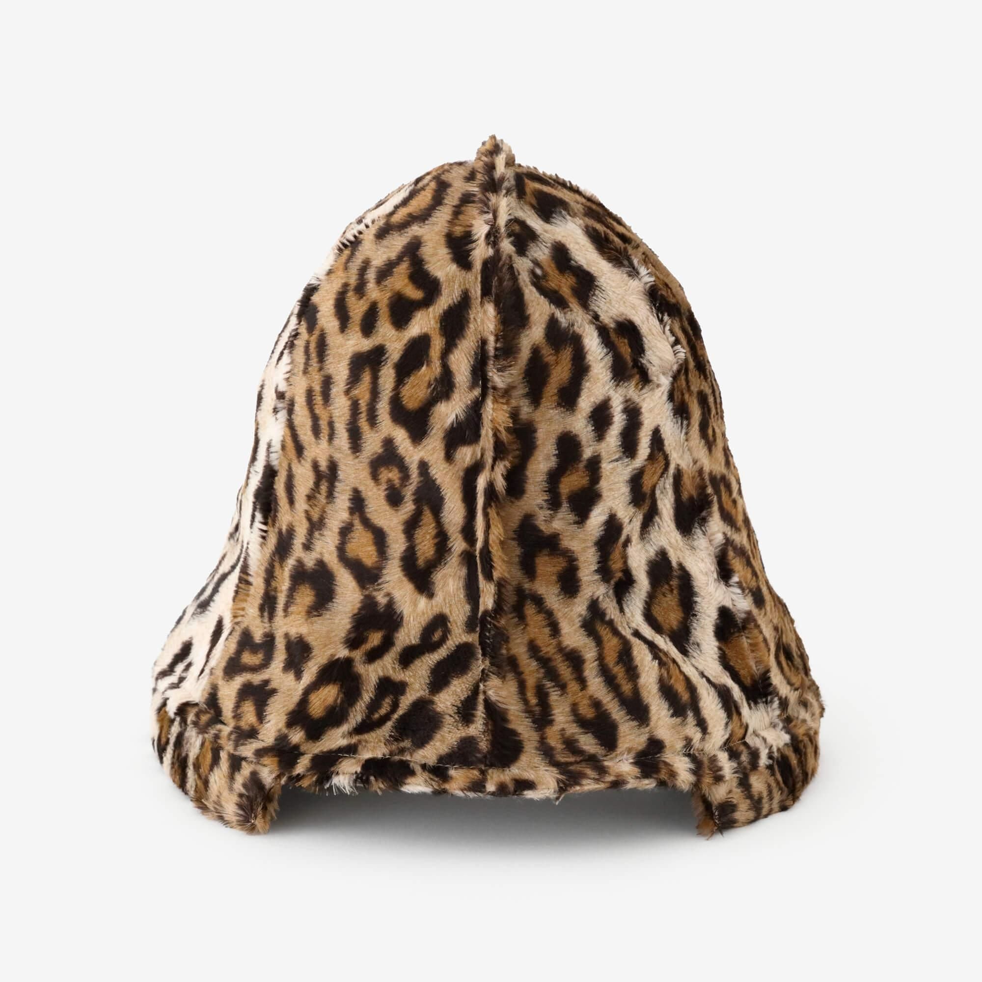 人造皮毛 一条笠帽 錣／豹紋