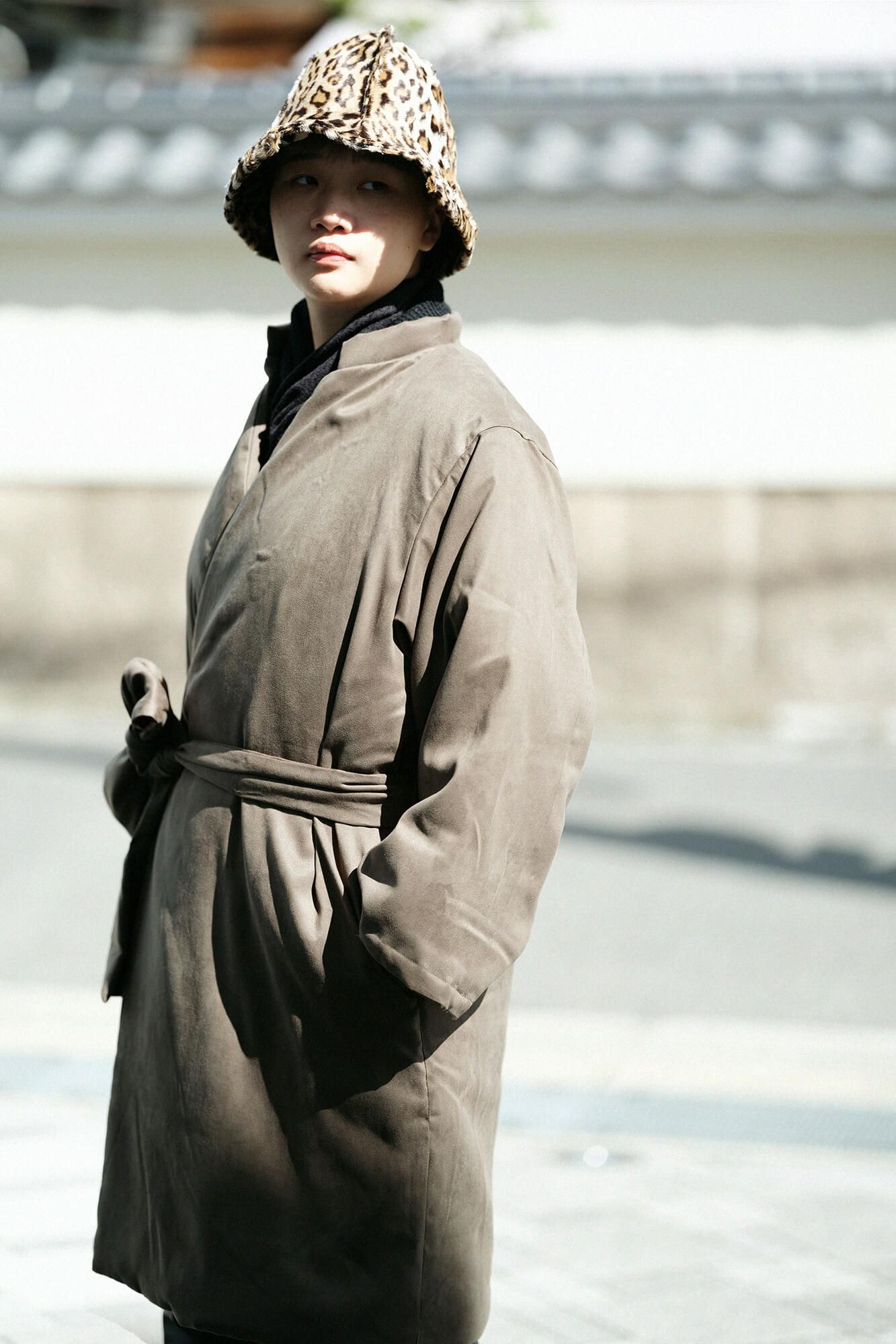 人造皮毛 一条笠帽 錣／豹紋