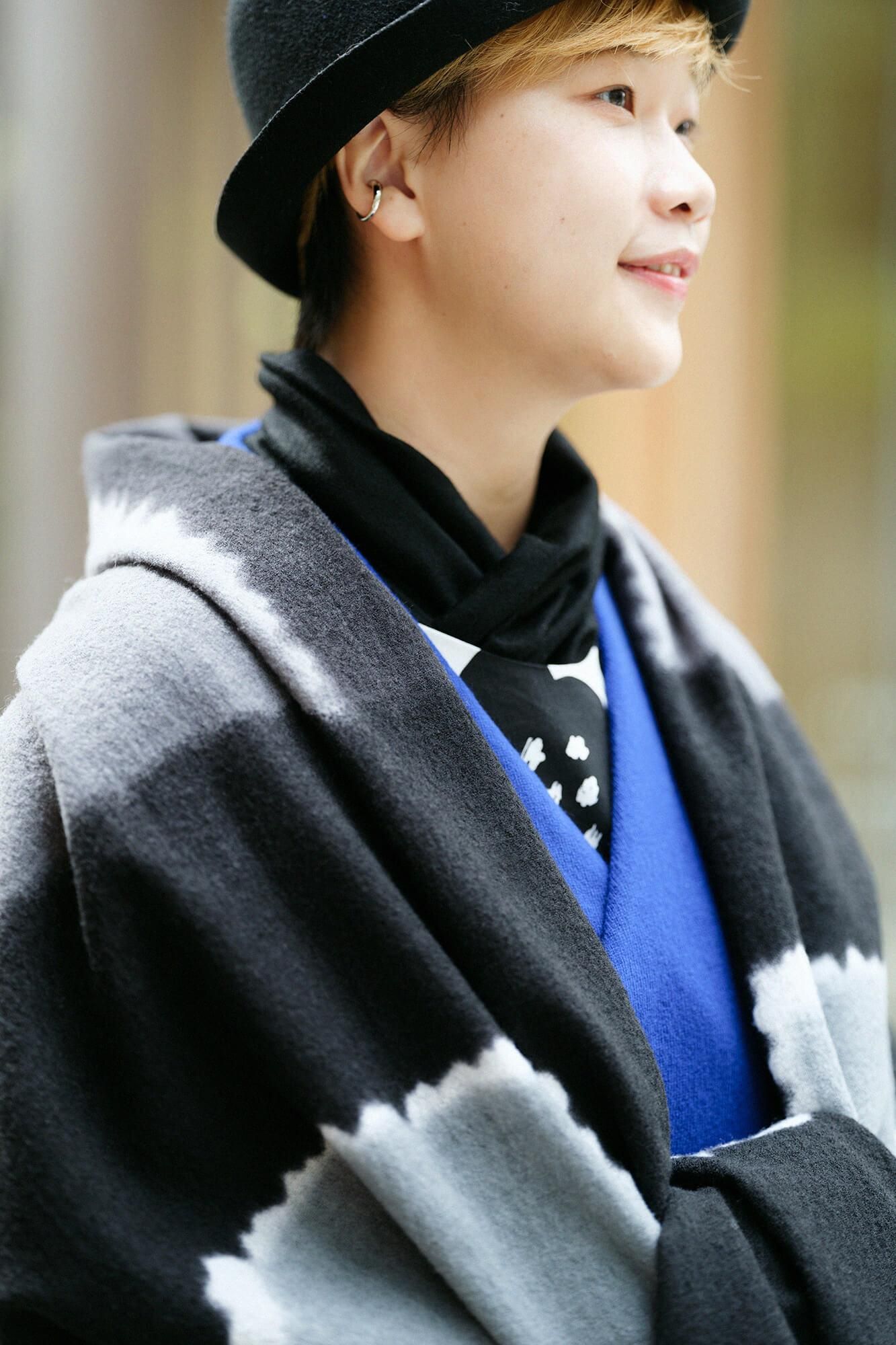 [Reservierung]SOU・SOU× Hinata 20-schichtig (Hatae) / Stumpfe Farbe (Nibi-iro) × Steinplattenfarbe (Sekiban-iro) (*Versand voraussichtlich um den 25. November)