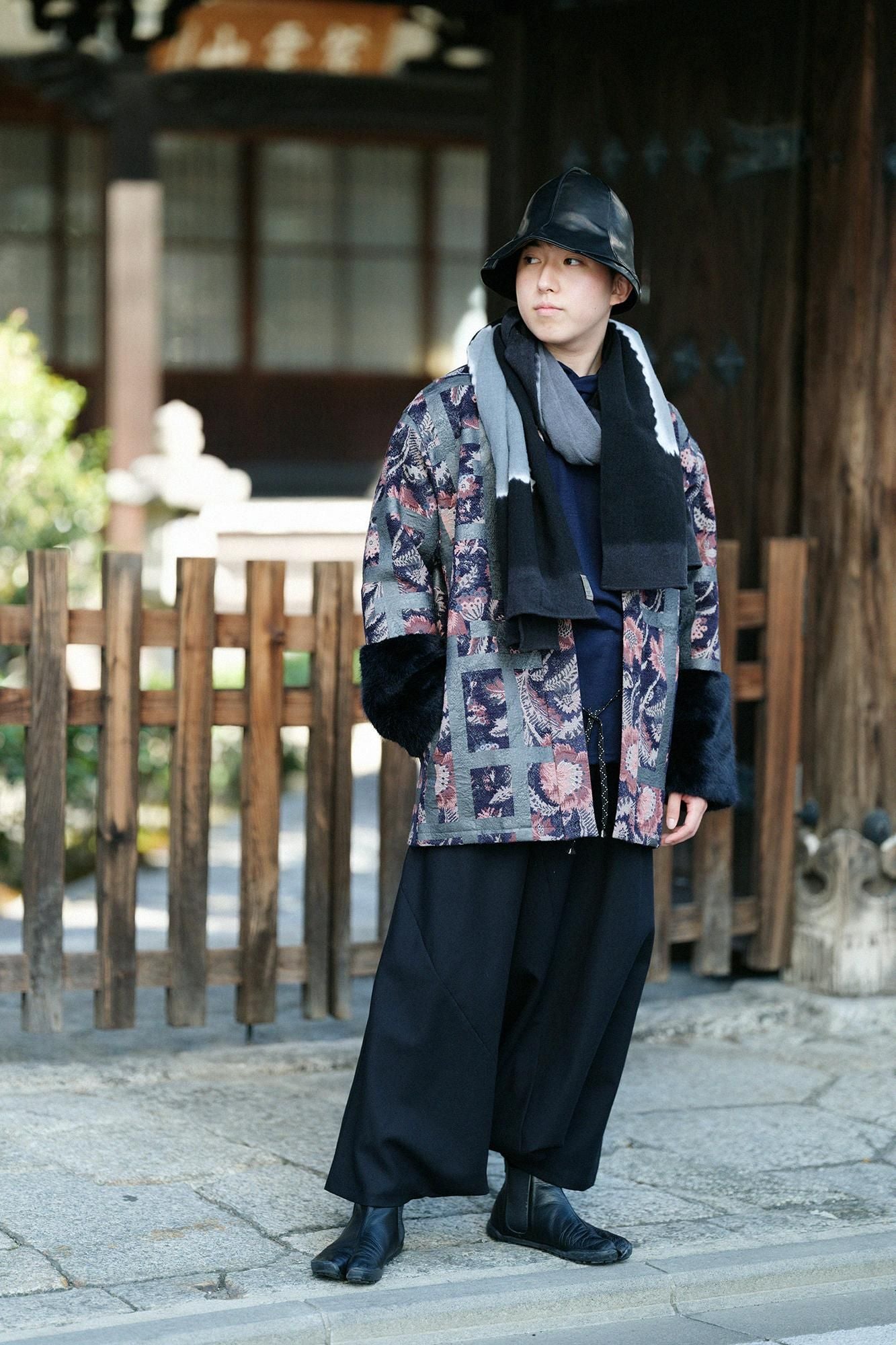 [Reservierung]SOU・SOU× Hinata 20-schichtig (Hatae) / Stumpfe Farbe (Nibi-iro) × Steinplattenfarbe (Sekiban-iro) (*Versand voraussichtlich um den 25. November)