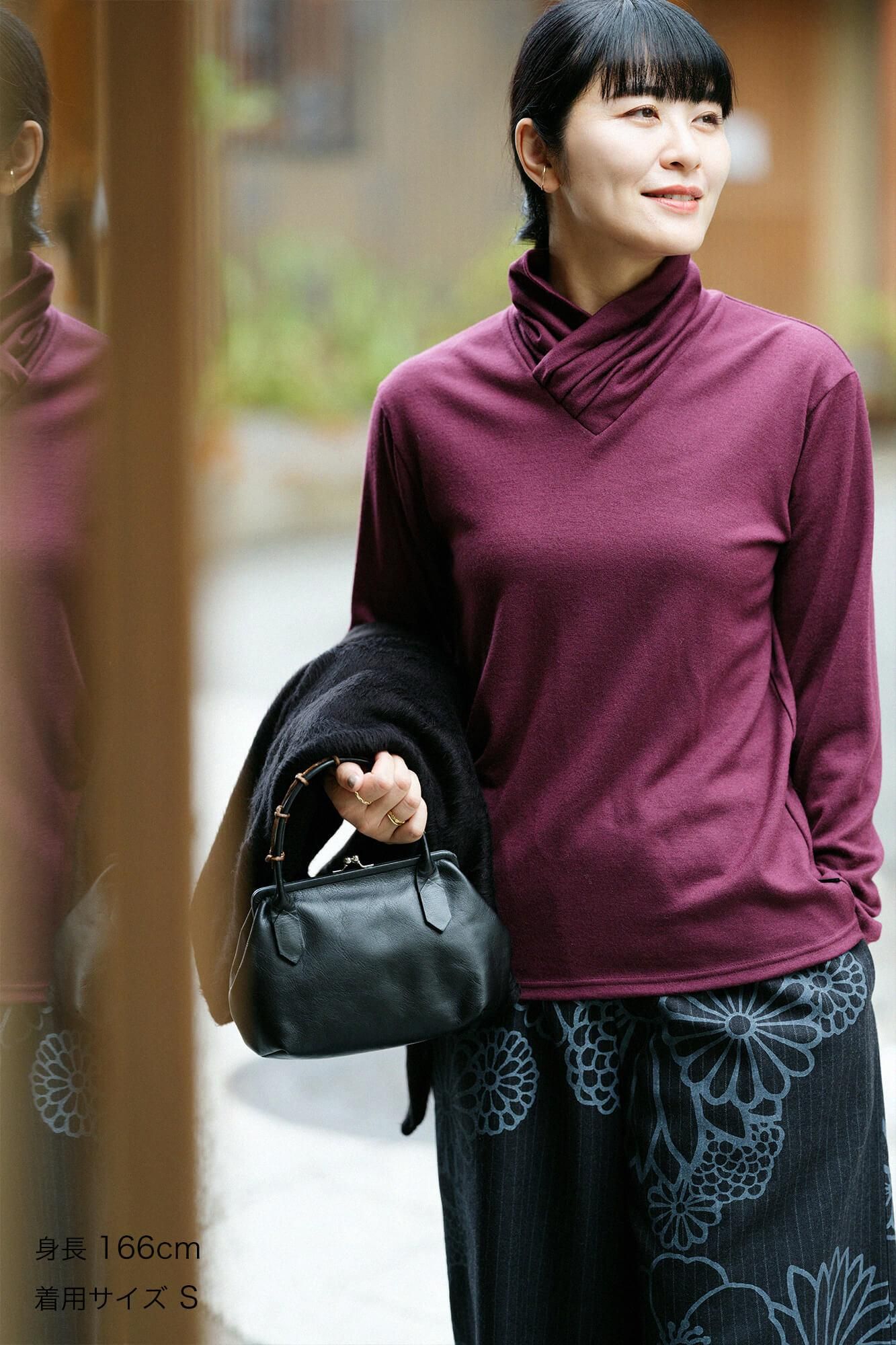 【预订】可水洗羊毛平纹针织领带/石榴色（*预计11月25日左右发货）