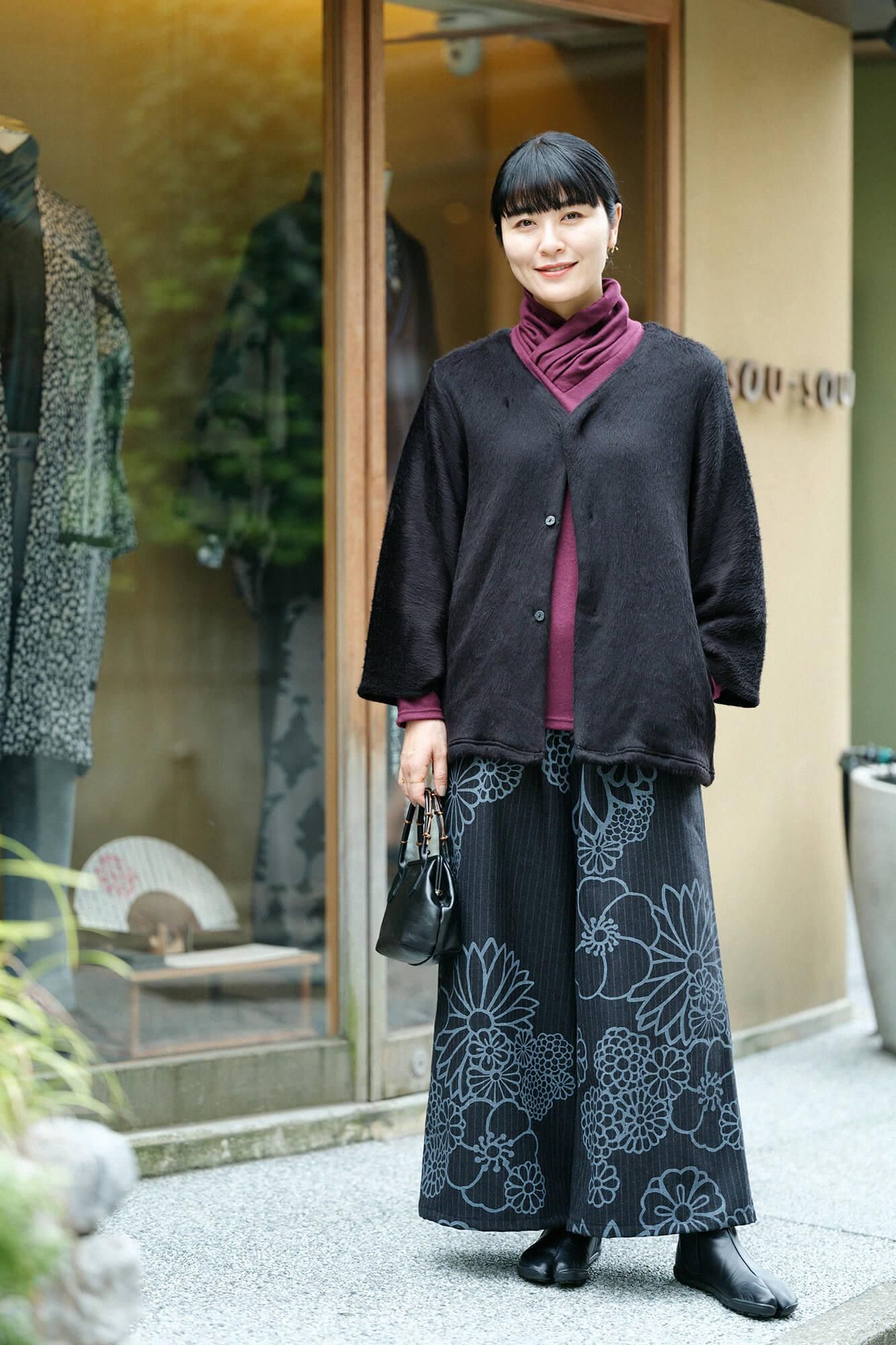 【预订】可水洗羊毛平纹针织领带/石榴色（*预计11月25日左右发货）