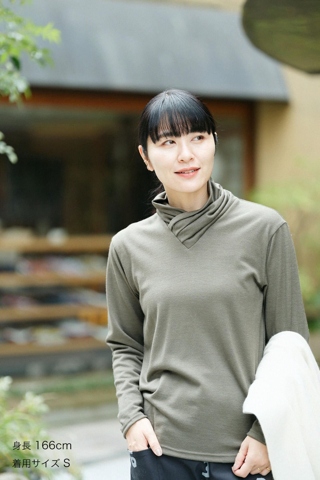 【预订】可水洗羊毛平纹针织领巾/柳竹茶（*预计11月25日左右发货）