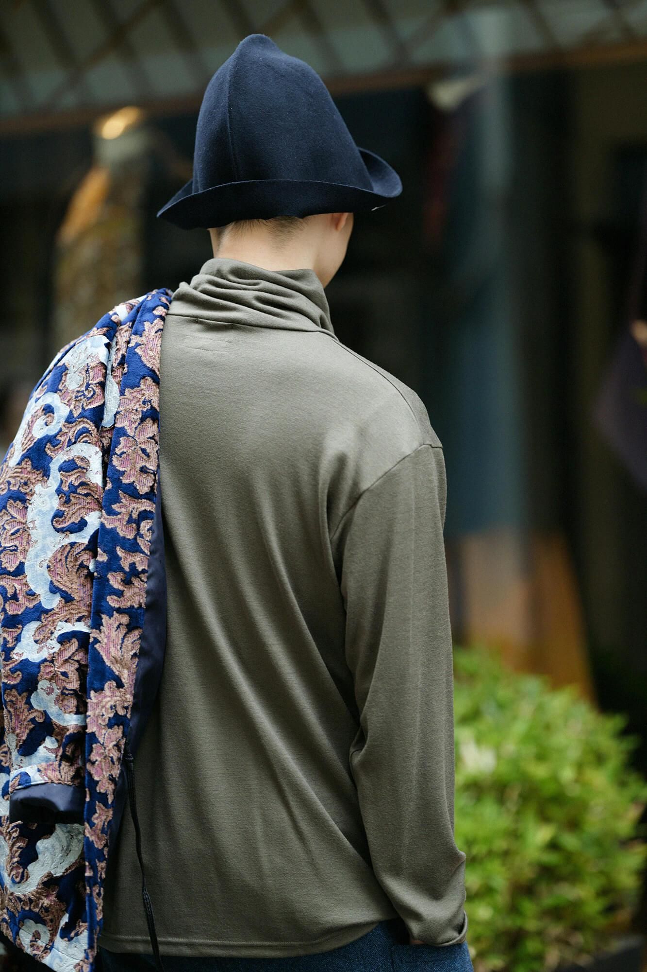 【预订】可水洗羊毛平纹针织领巾/柳竹茶（*预计11月25日左右发货）