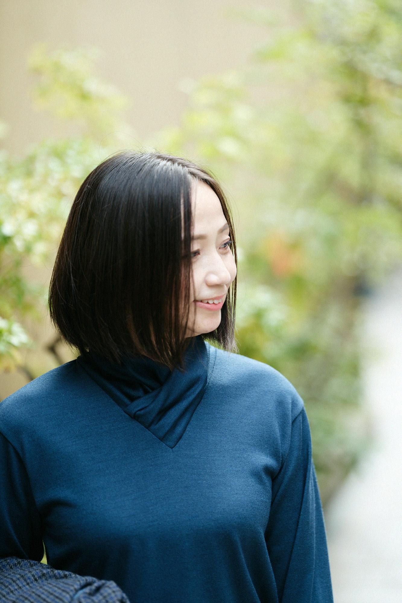 【预订】可水洗羊毛平纹针织领带/深绿色（*预计11月25日左右发货）