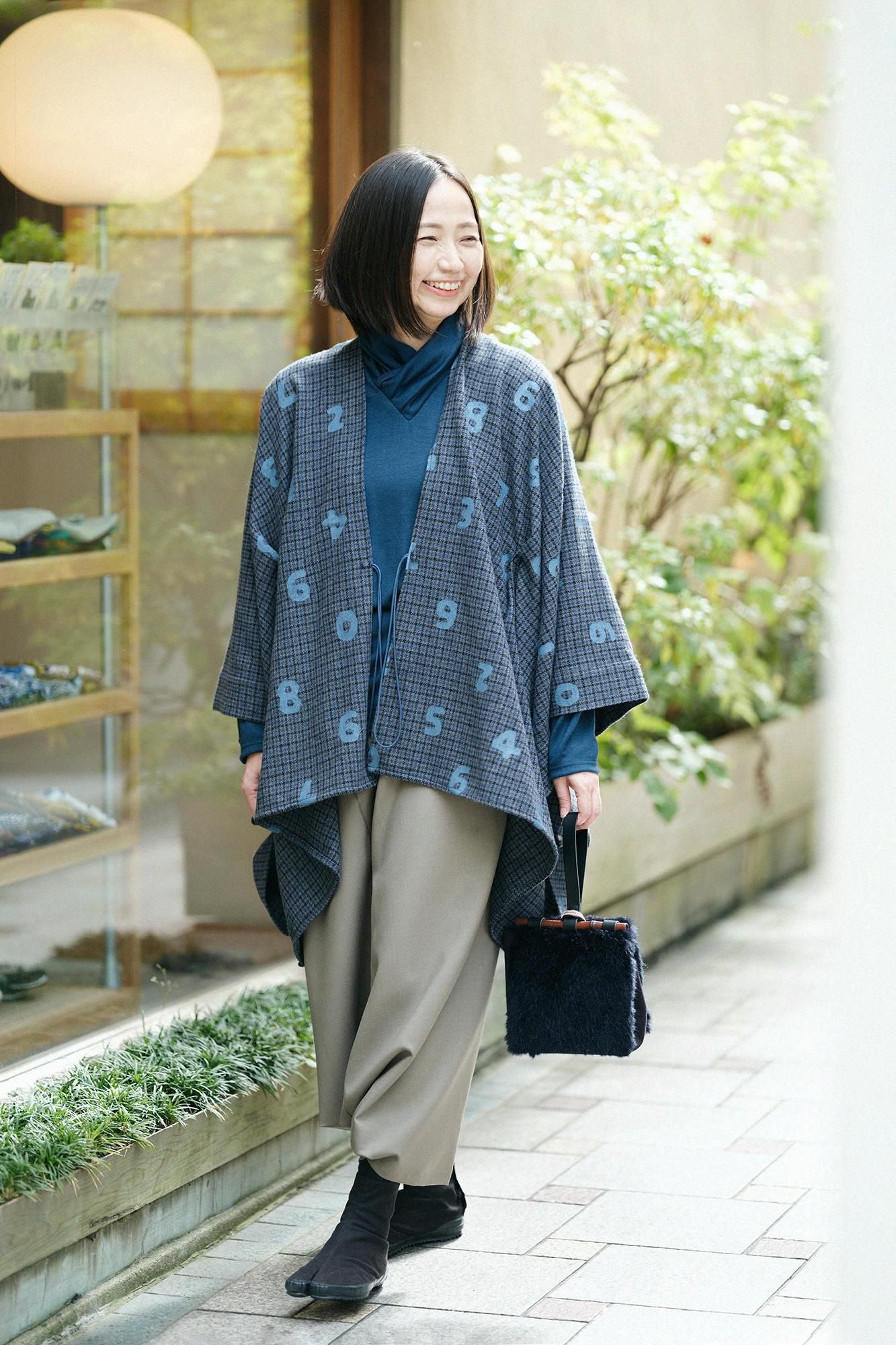 【预订】可水洗羊毛平纹针织领带/深绿色（*预计11月25日左右发货）