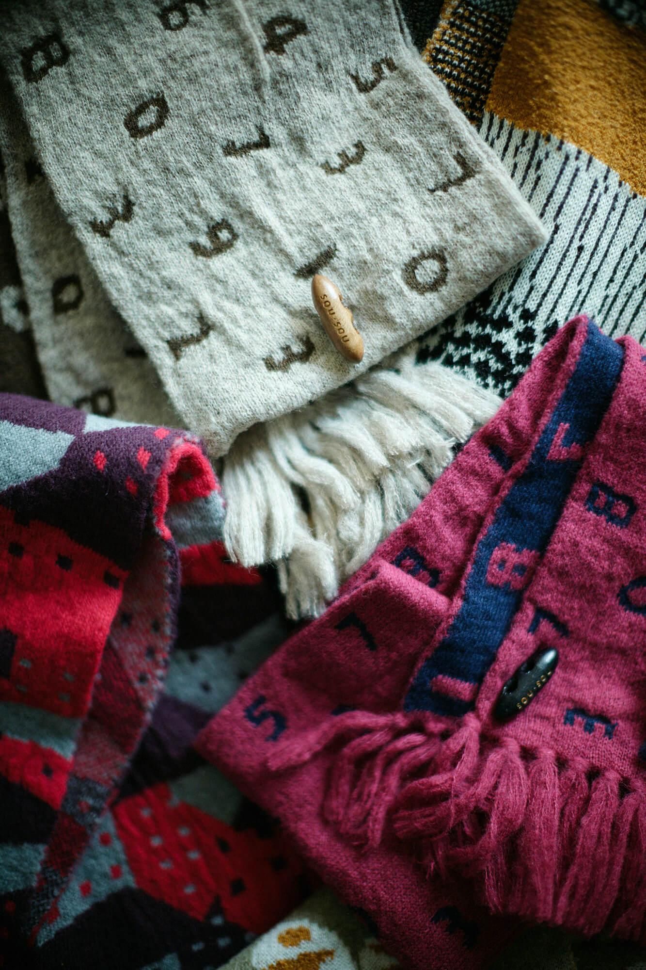 [预约]SOU・SOU×MOONBAT 草针织项圈 (Souamieri) / Northern Country Beniaka (*预定 11 月 25 日左右发货)