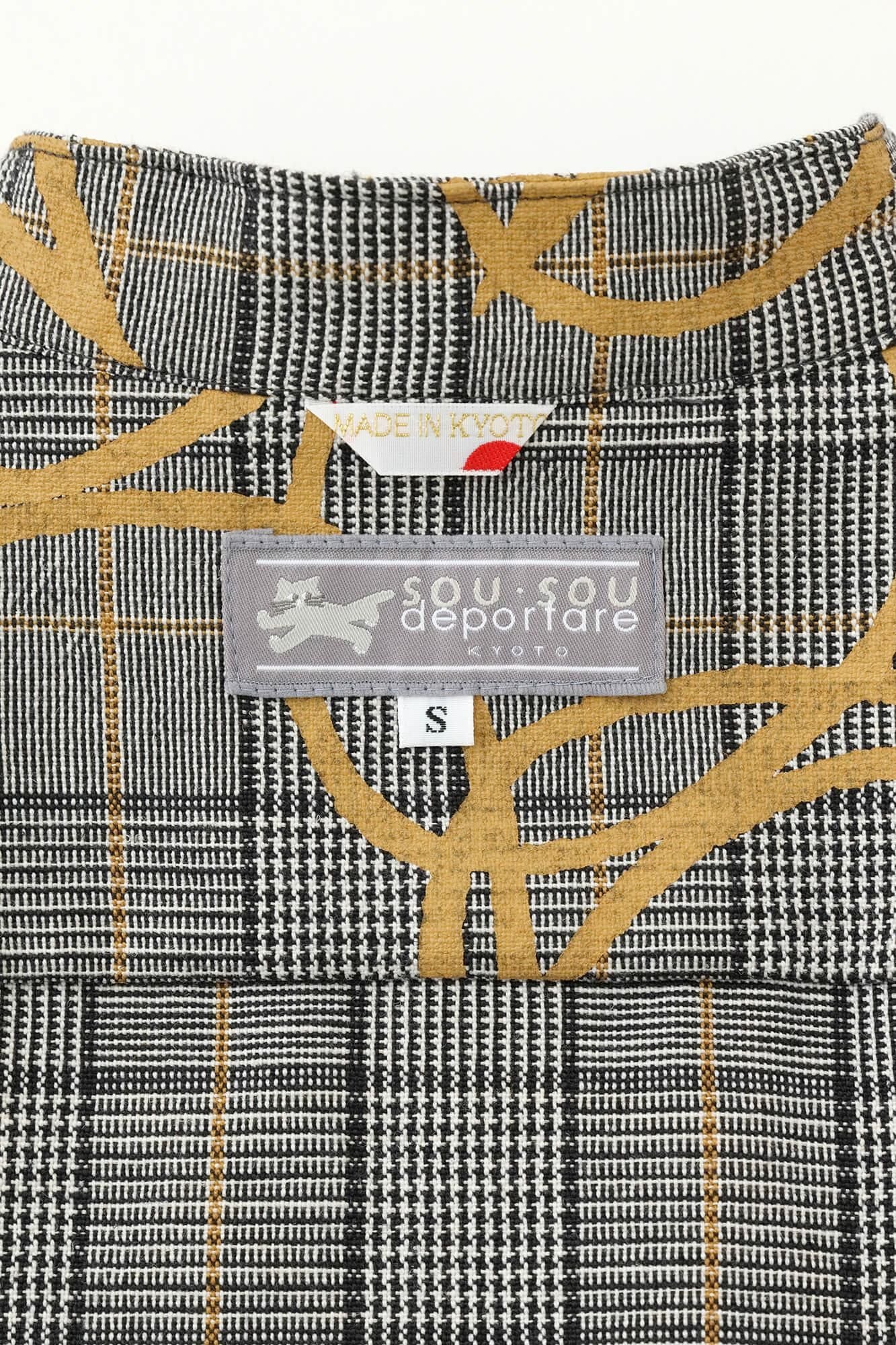 Wool×Linen Blend Check H.N.BIKE One-piece Dress／ Happiness