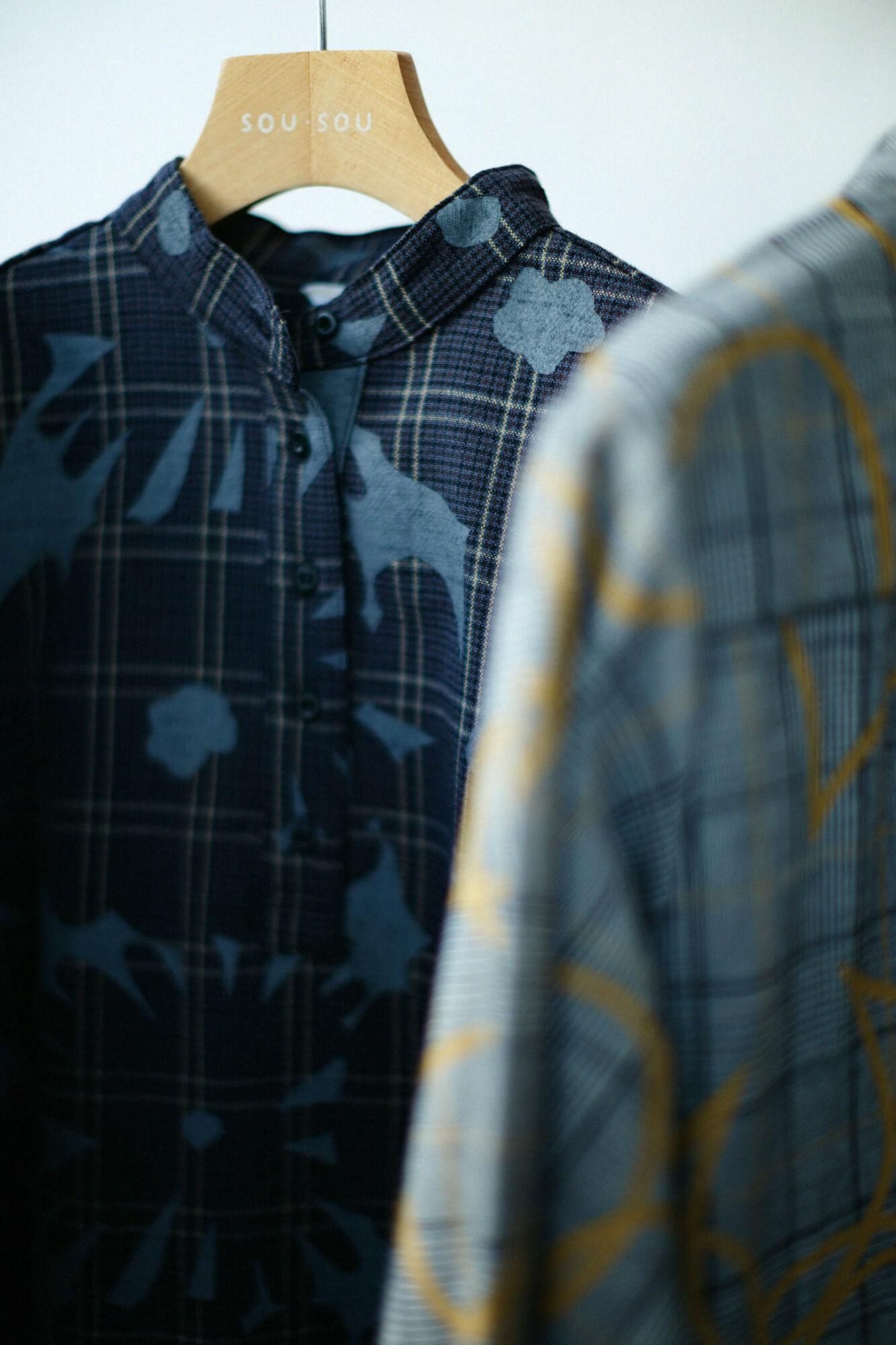 【◯预订】羊毛 x 亚麻混纺格纹 H.N.BIKE One Piece / Easygoing（*预计 12 月 2 日左右发货）