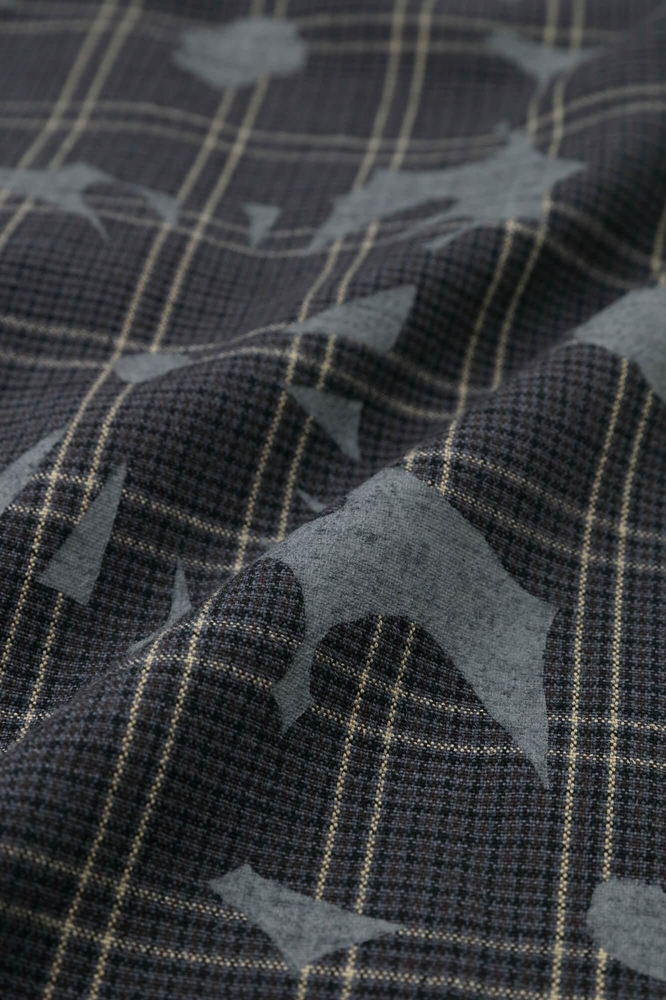 【◯预订】羊毛 x 亚麻混纺格纹 H.N.BIKE One Piece / Easygoing（*预计 12 月 2 日左右发货）