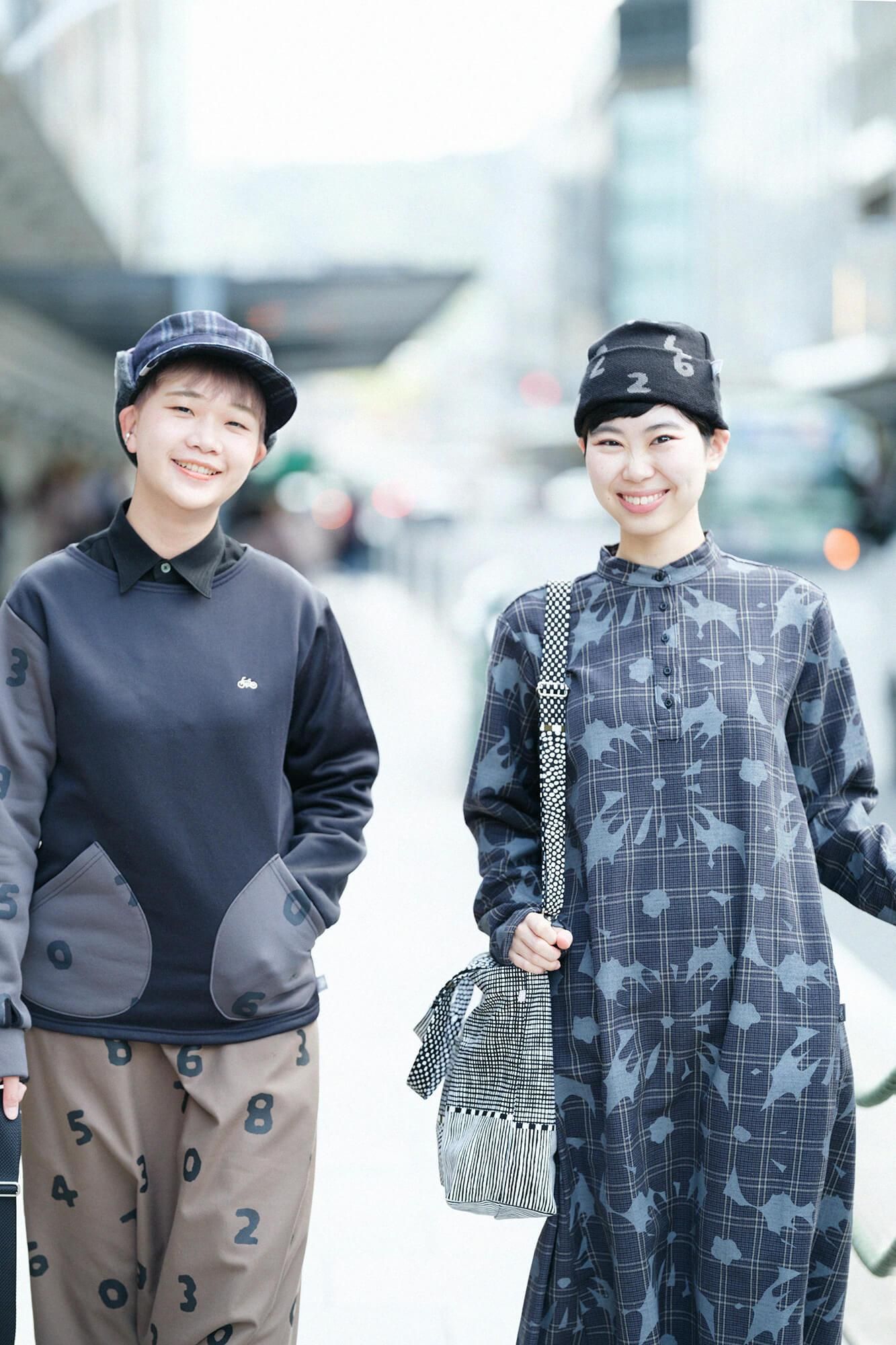 【◯预订】羊毛 x 亚麻混纺格纹 H.N.BIKE One Piece / Easygoing（*预计 12 月 2 日左右发货）