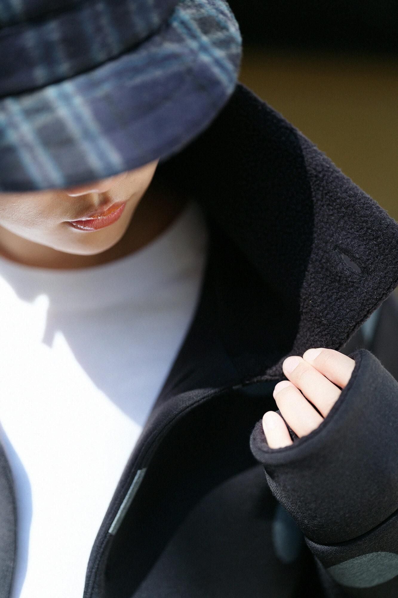 [En ligne uniquement] Cardboard Couche en tricot Cardigan chaud / Suigyoku Mara Wet Feather Color (nuyara)