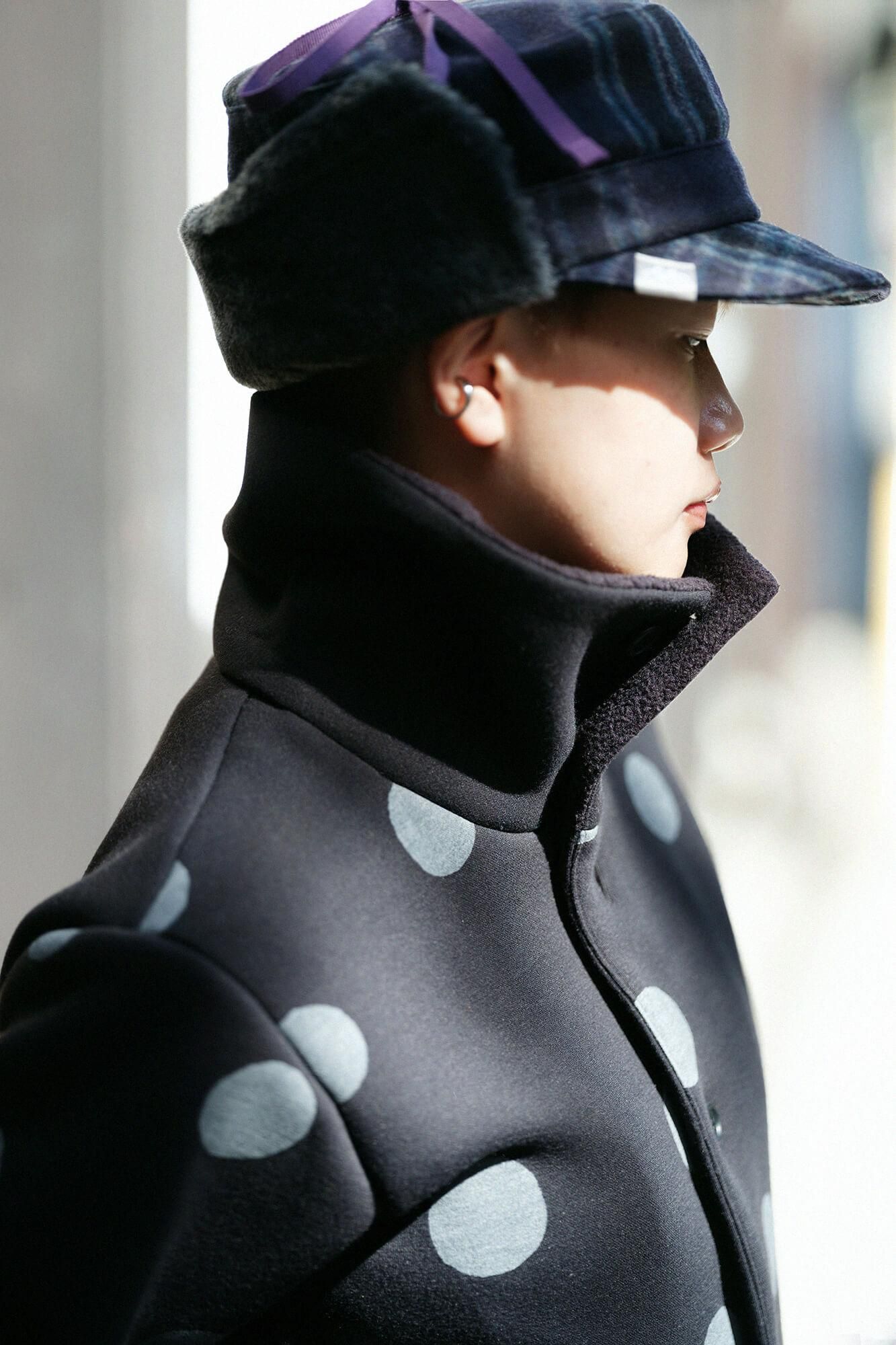 [En ligne uniquement] Cardboard Couche en tricot Cardigan chaud / Suigyoku Mara Wet Feather Color (nuyara)