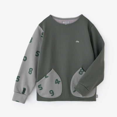 봄버 히트(R) 보트 넥 셔츠/올리브 그린 xSO-SU-U