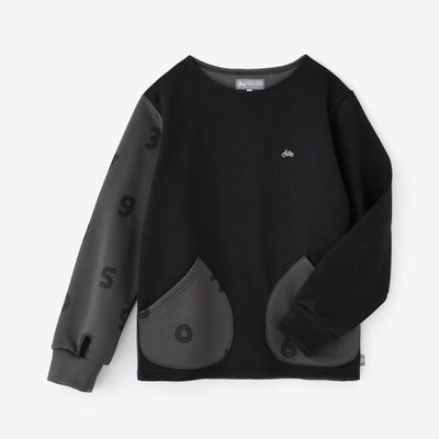 봄버 히트(R) 보트 넥 셔츠/네이비 블랙 xSO-SU-U