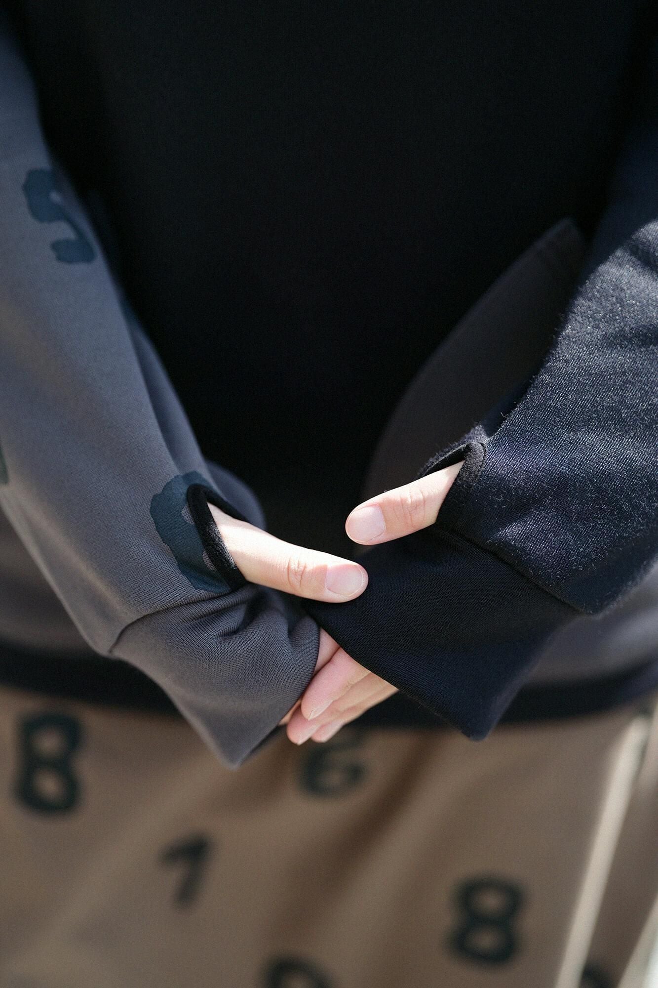 봄버 히트(R) 보트 넥 셔츠/네이비 블랙 xSO-SU-U