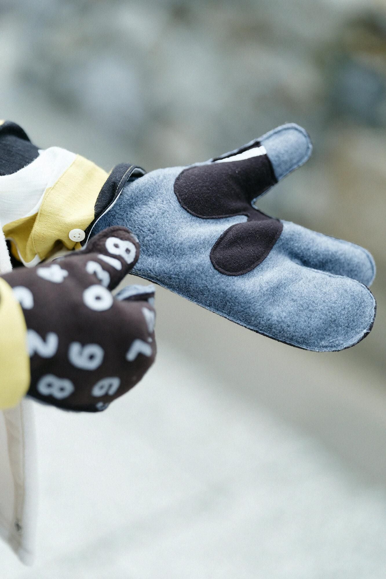 あっちグローブ touch／SO-SU-U昆（こん） 上下（しょうか） 濡羽色（ぬればいろ）