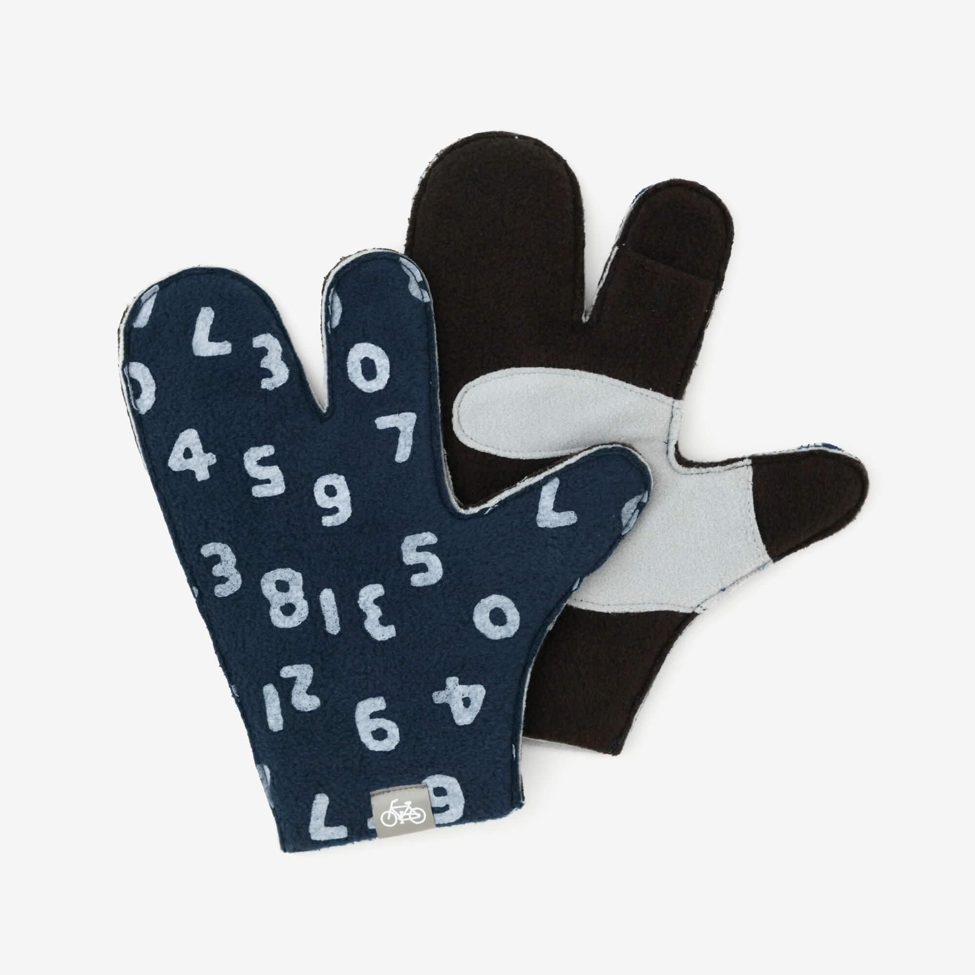 三指手套 touch／SO-SU-U十數 昆 上下 深藍色