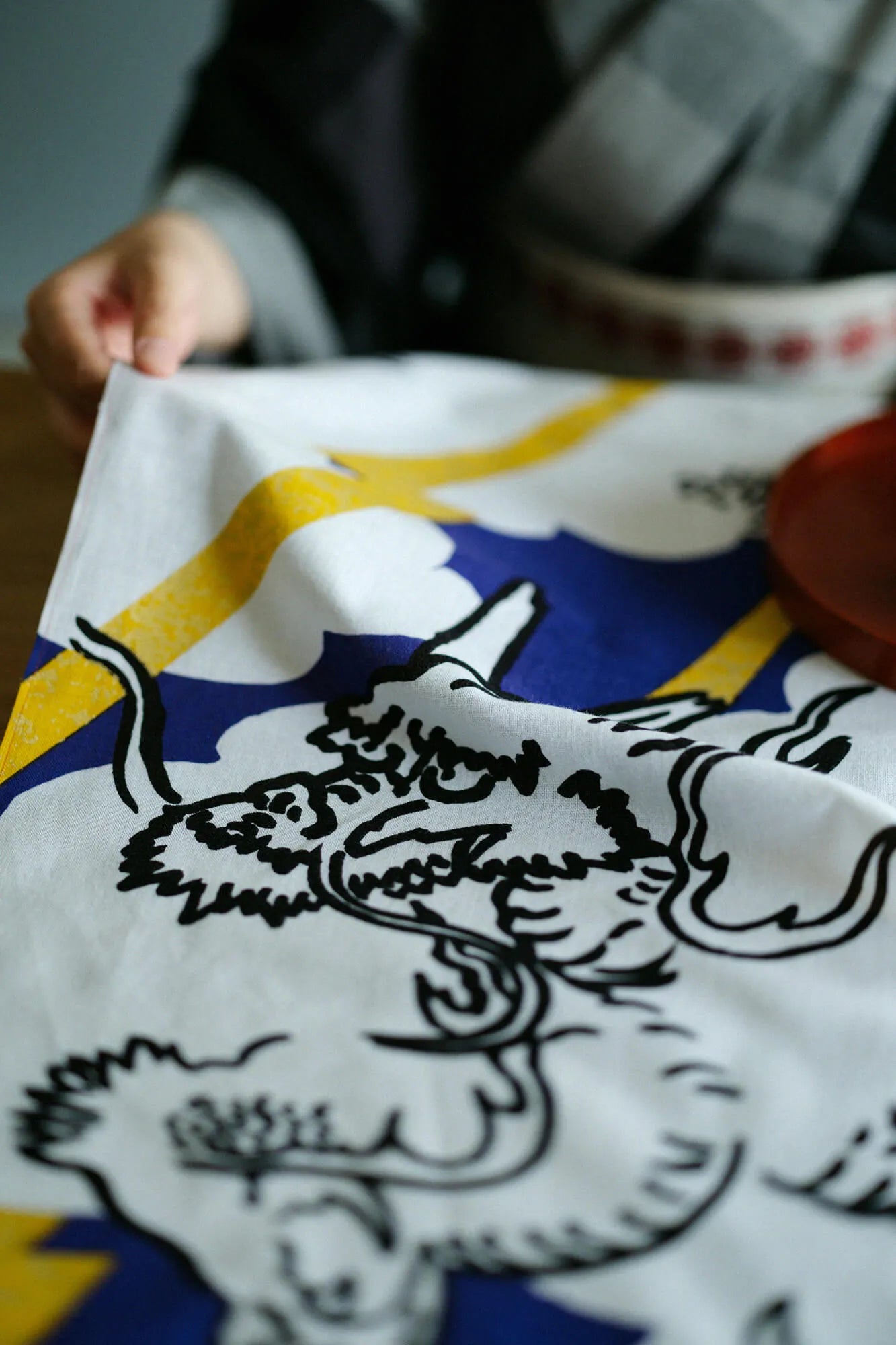 伊勢木綿 textile手ぬぐい／干支 辰（たつ） 令和6年