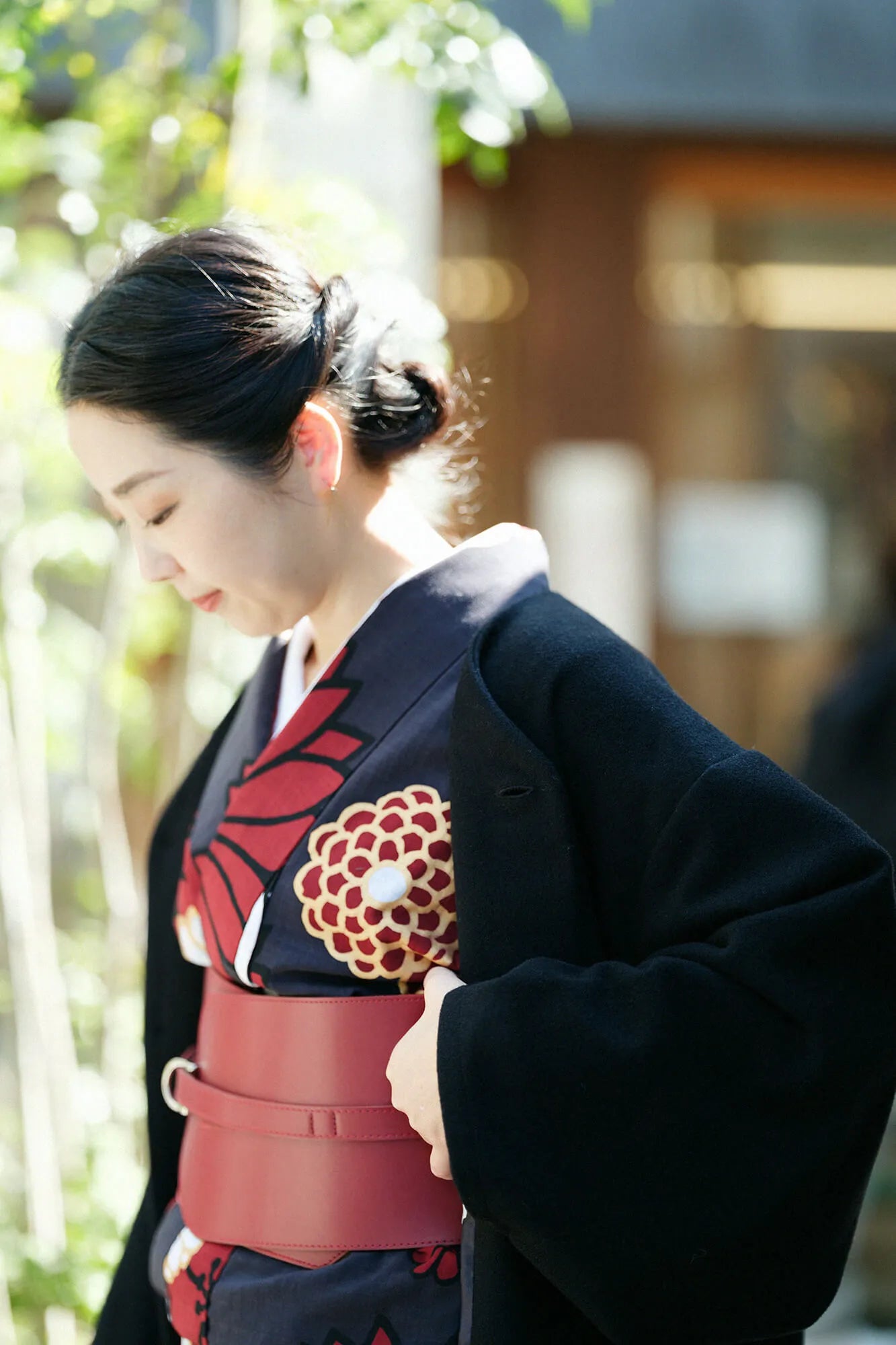 【Auf Bestellung gefertigt】Mosurin Kimono (vollständig gefüttert) / Kinrandonsu (金襴緞子)【※Lieferung ca. 7 Wochen】 