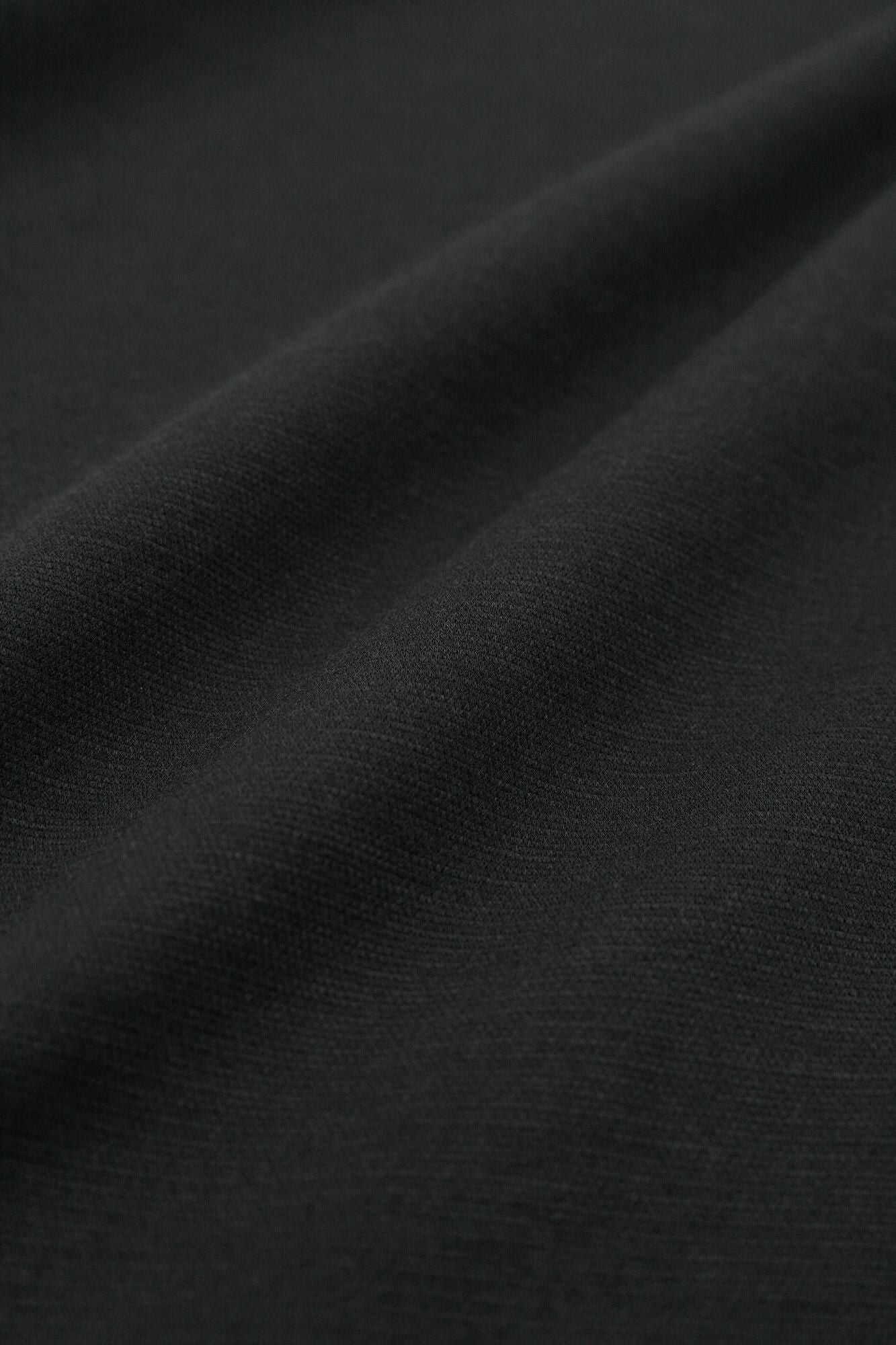 【預購】Soft Thermo(R) 內起絨高領長袖連身裙 超長版／黑色（※預計於12月9日左右發貨）